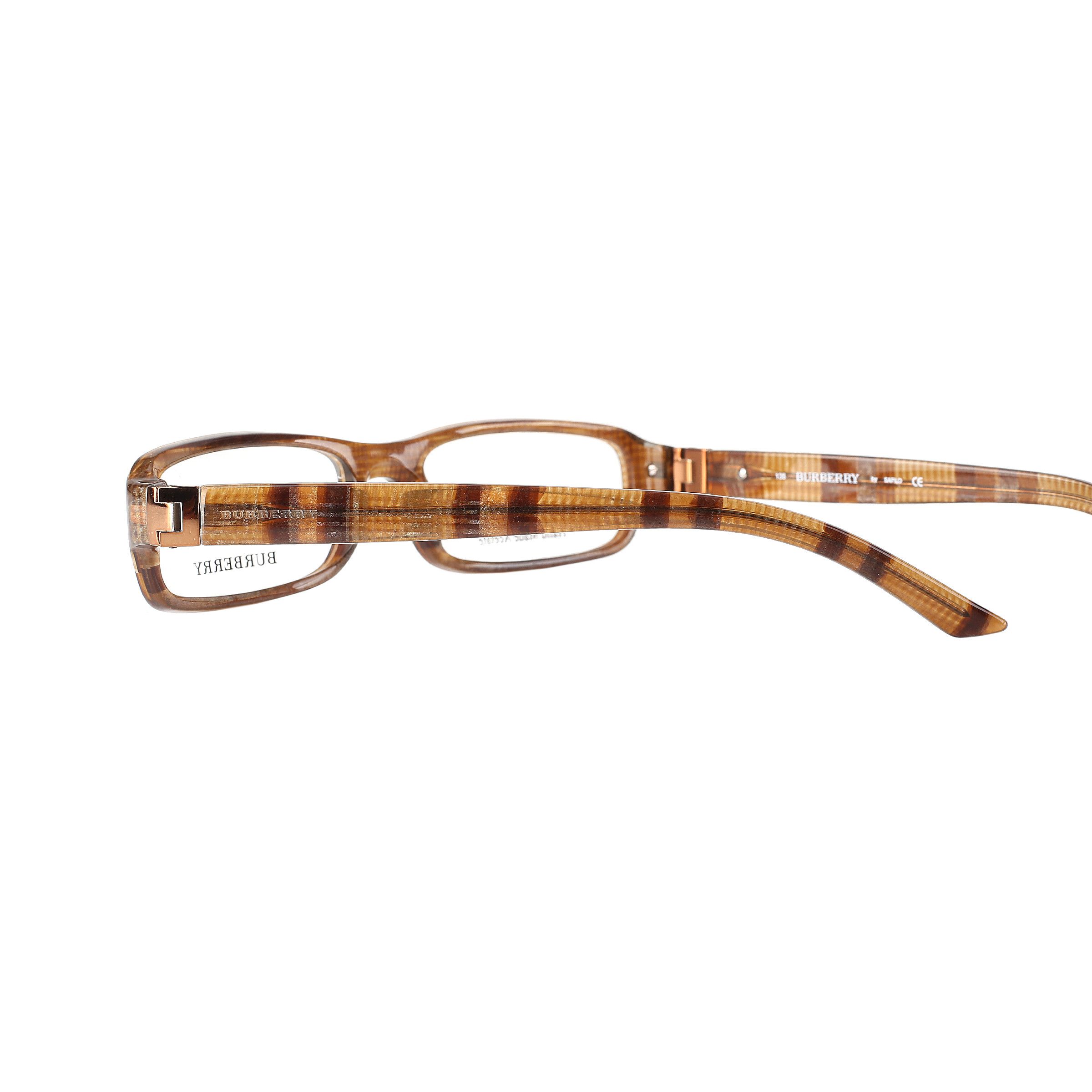 Burberry Burberry '90s Brown Check Rectangular Glasses Size ONE SIZE - 1 Thumbnail