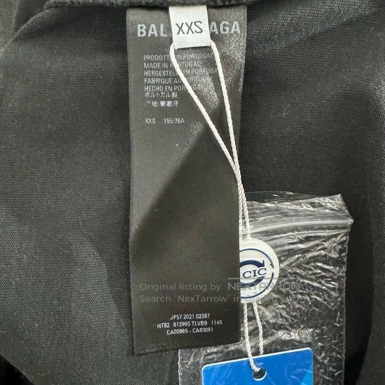 Balenciaga Balenciaga Embroidered Logo Short Sleeve Tee. Size US XXS / EU 40 - 3 Thumbnail