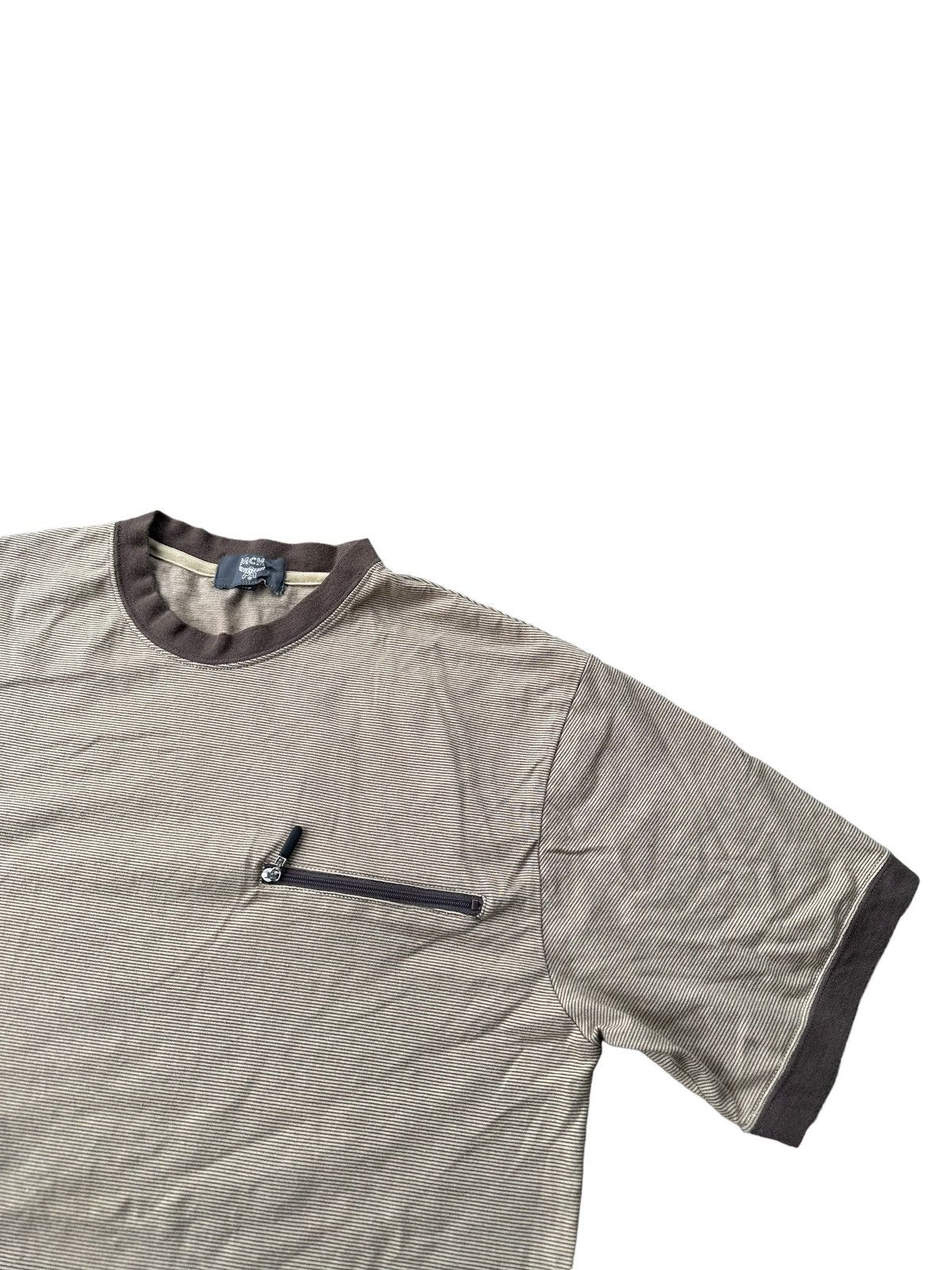 MCM MCM stripes ringer tshirt Size US M / EU 48-50 / 2 - 3 Thumbnail