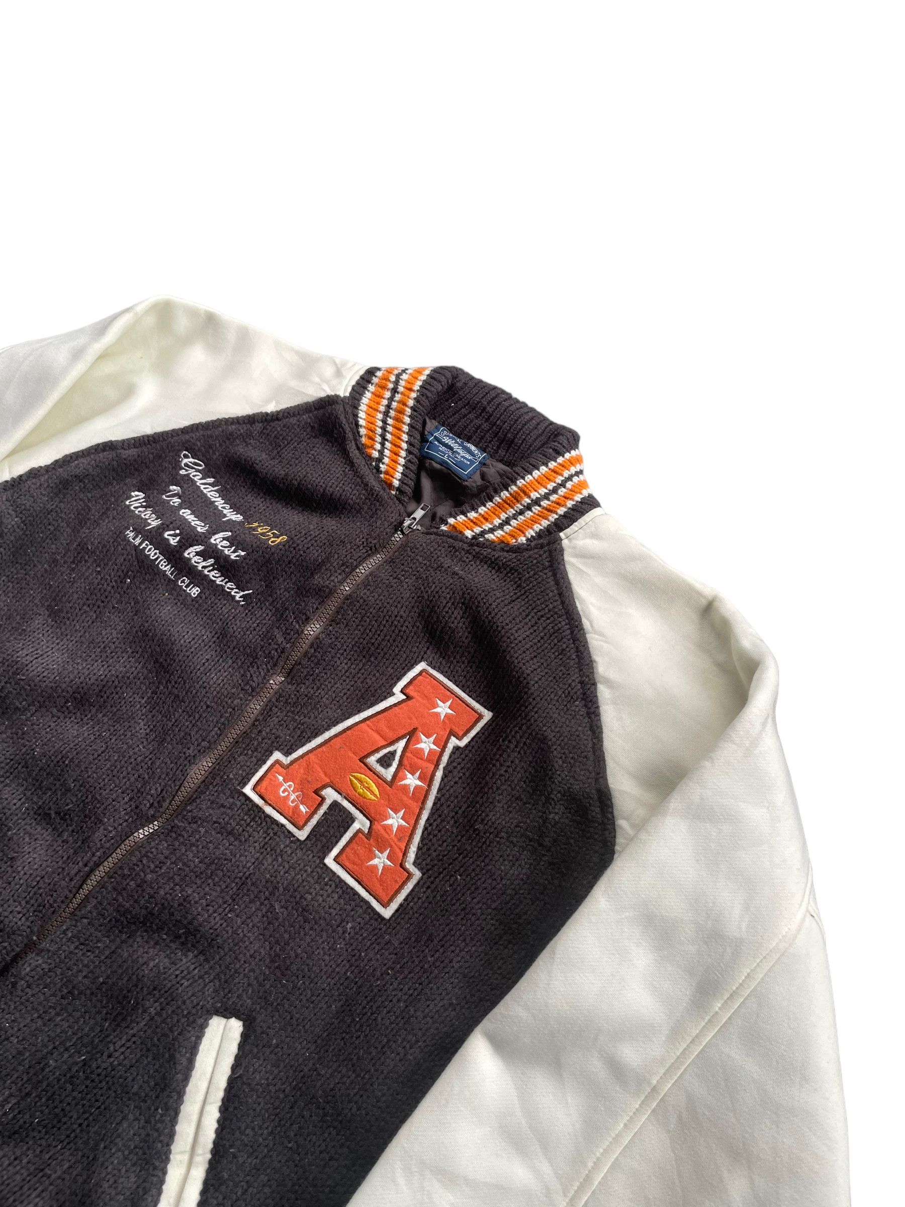 Japanese Brand Willpips Knitwear Varsity Jacket Size US L / EU 52-54 / 3 - 2 Thumbnail