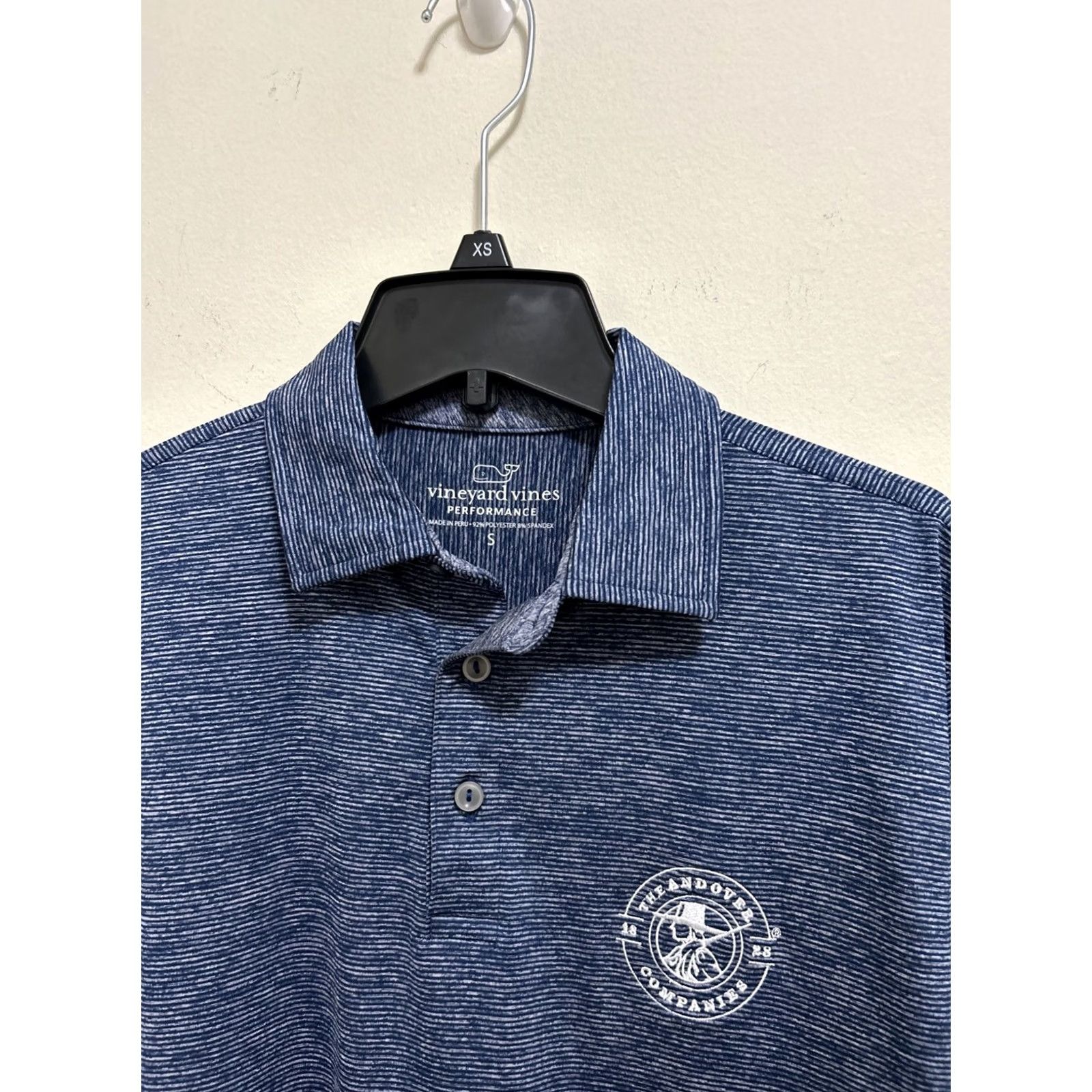 Vineyard Vines VINEYARD VINES Polo Shirt Men Small Blue Striped Short Sleeve Golf Performance Casual Activewear Size US S / EU 44-46 / 1 - 4 Thumbnail
