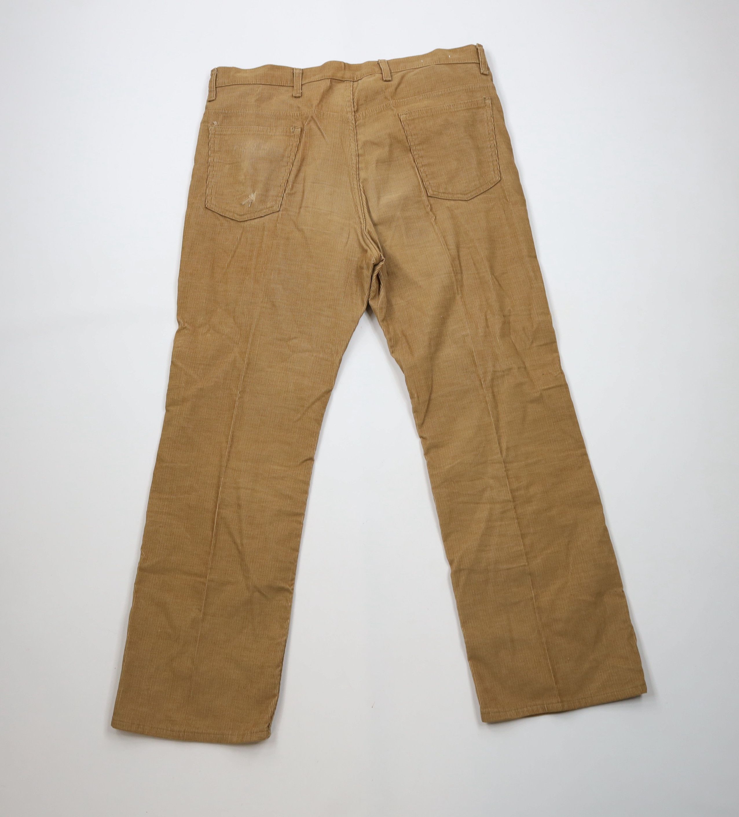 Vintage Vintage 70s Streetwear Wide Leg Corduroy Chino Pants USA Size US 38 / EU 54 - 10 Thumbnail