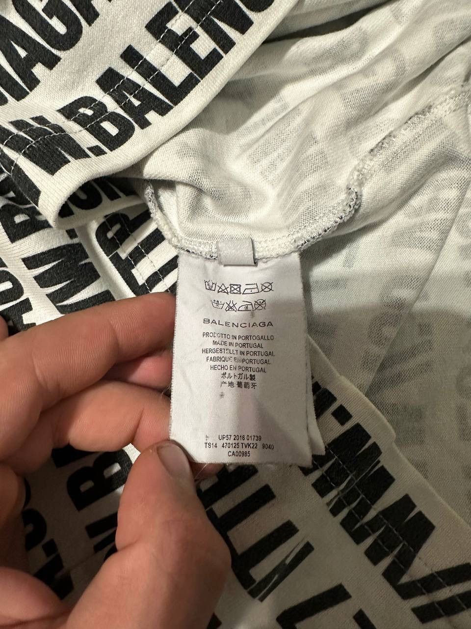 Balenciaga 🔥Balenciaga Printed Sweatshirt/All Over Print Long Sleeve Size US XS / EU 42 / 0 - 8 Thumbnail