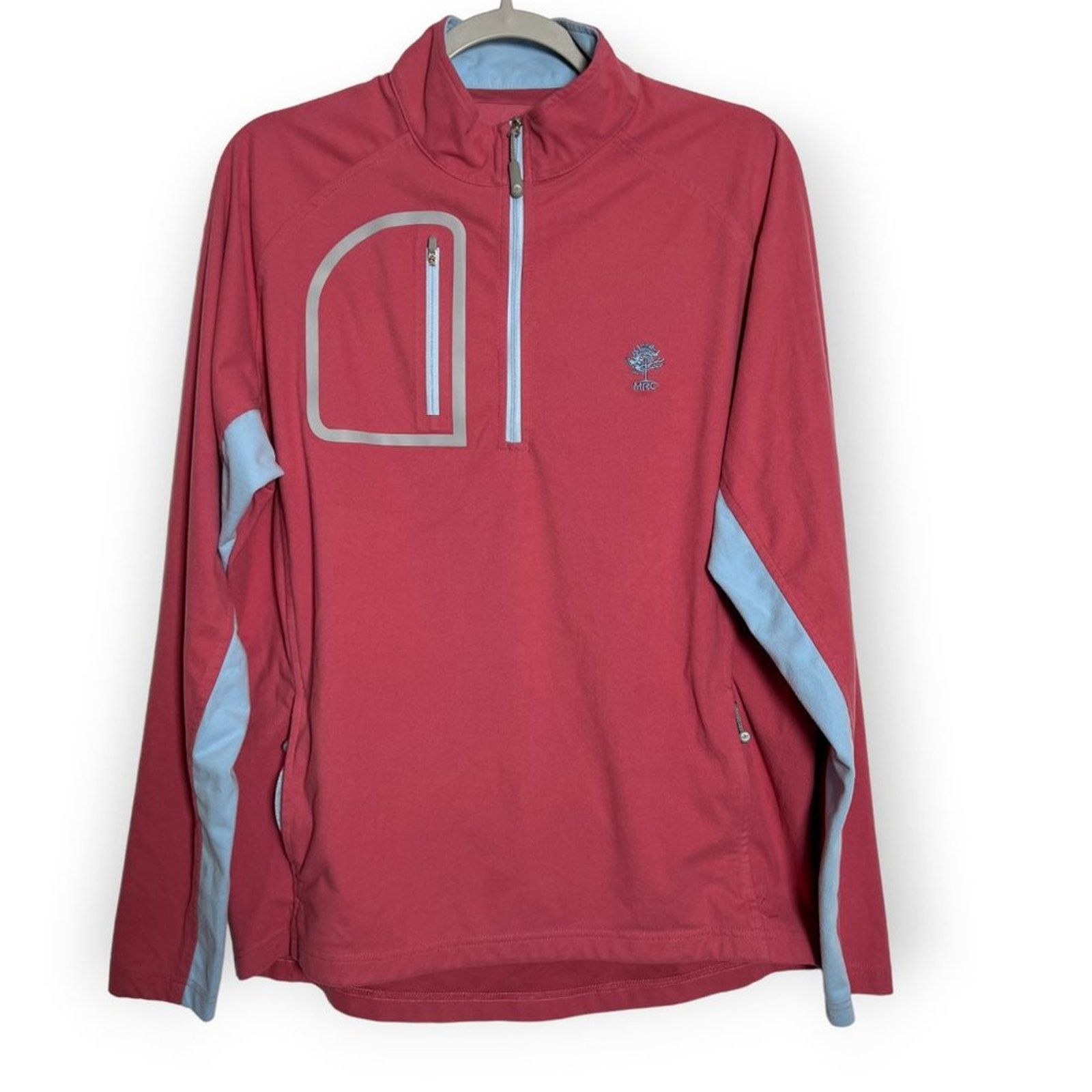Peter Millar Peter Millar Surge Soft Shield Half Zip Salmon Pink Size M Size US M / EU 48-50 / 2 - 1 Thumbnail