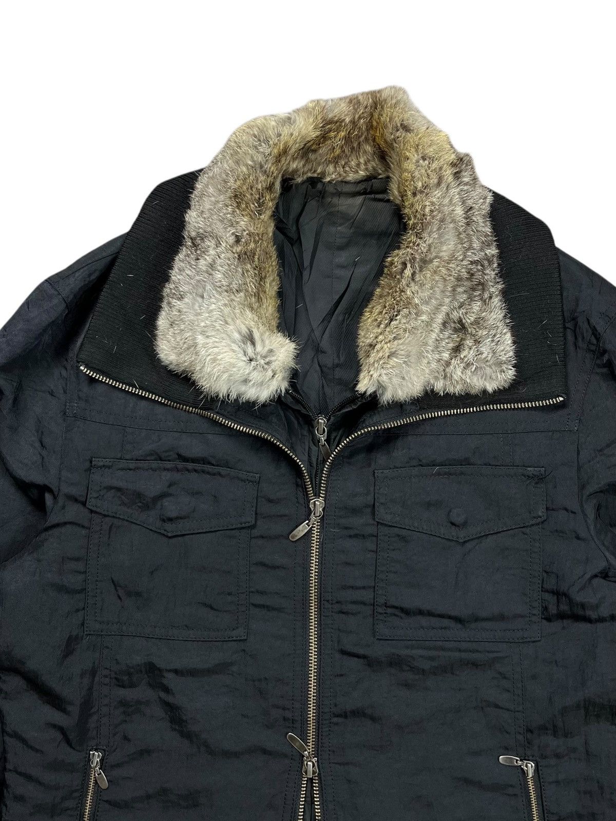 BUFFALO BOBS 2007 Comme Ca Men - Trim Fur Collar Jacket Size US M / EU 48-50 / 2 - 5 Thumbnail