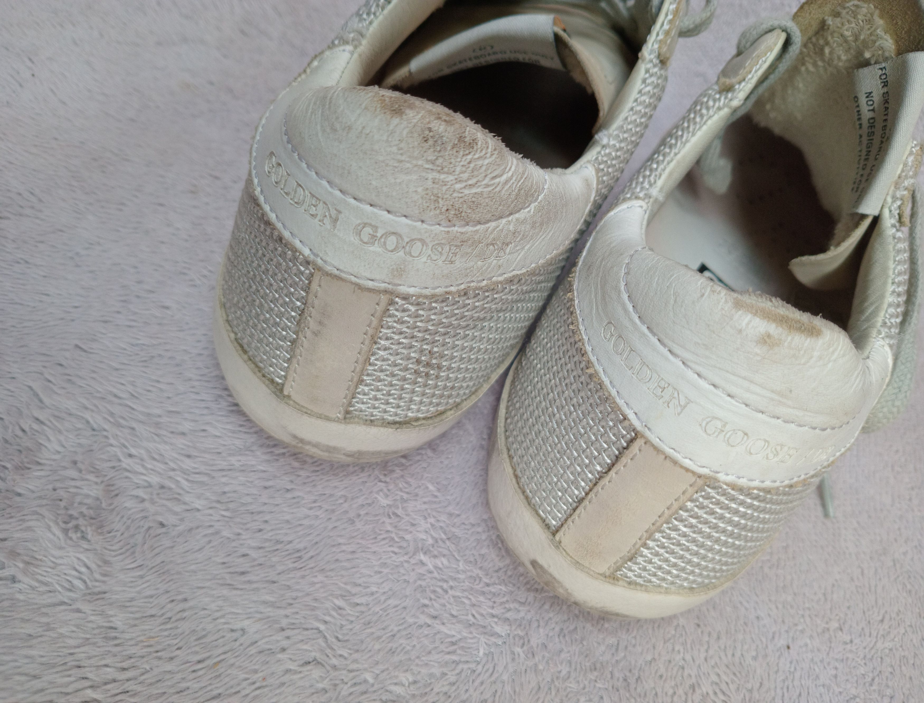 Golden Goose Golden Goose GGDB Superstar White Mesh Size US 7 / IT 37 - 5 Thumbnail