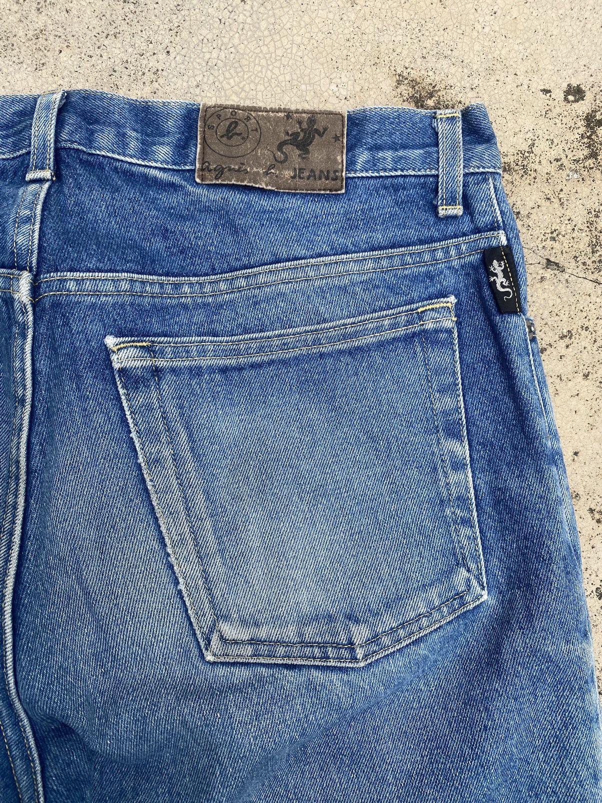 Designer × Japanese Brand × agnes b. Agnes B Homme Loose Faded Jeans Size US 32 / EU 48 - 15 Thumbnail