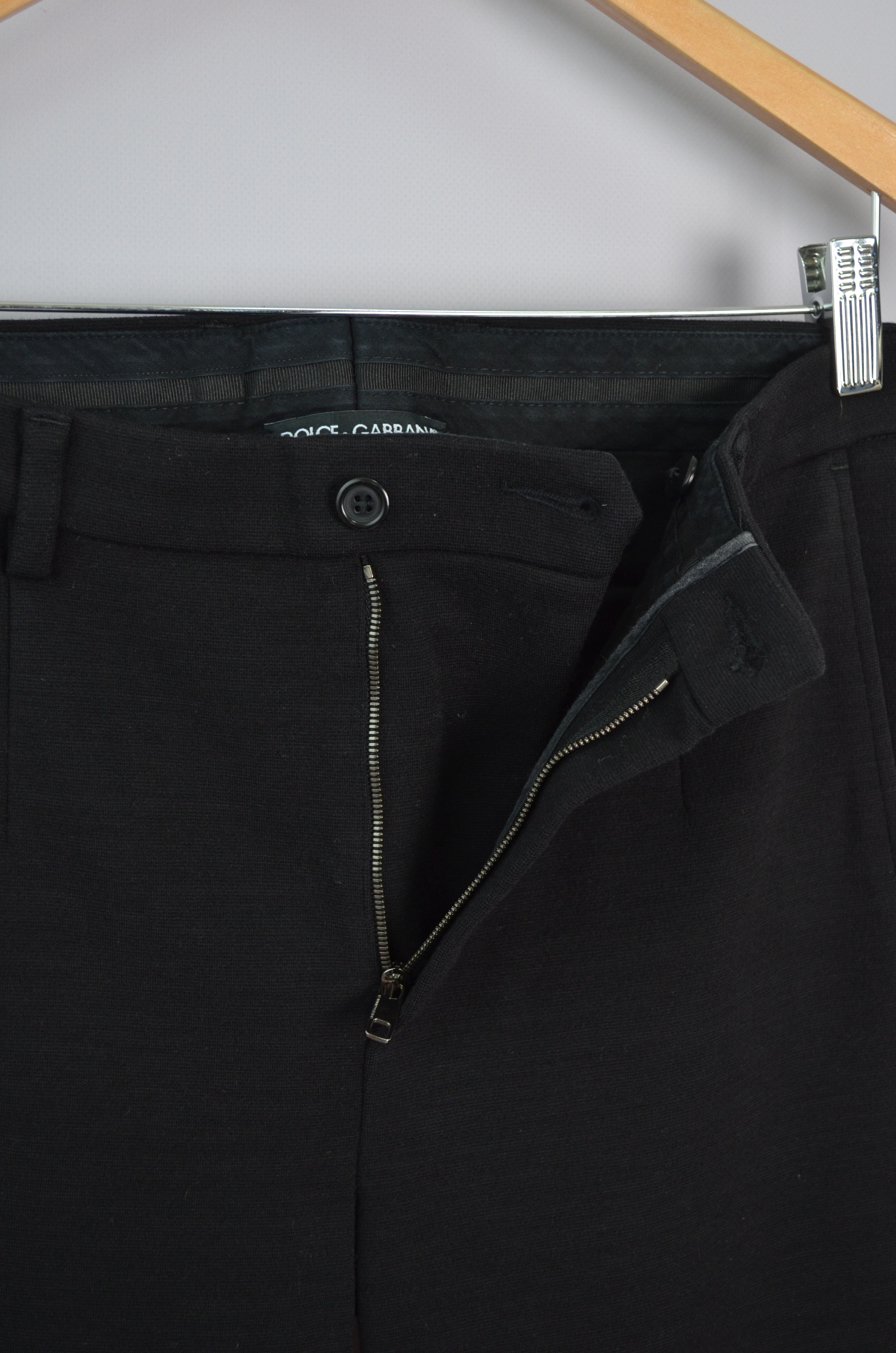 Dolce & Gabbana × Vintage D&G Dolce & Gabbana Wool Pants Trousers Size IT44 US8 Size 30" / US 8 / IT 44 - 5 Thumbnail