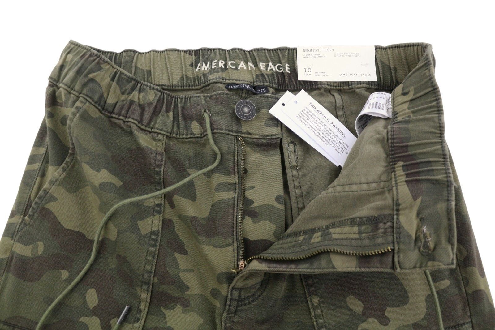 American Eagle Outfitters JEGGING JOGGER W30 Camo Pants 89006 Size 30" / US 8 / IT 44 - 5 Thumbnail