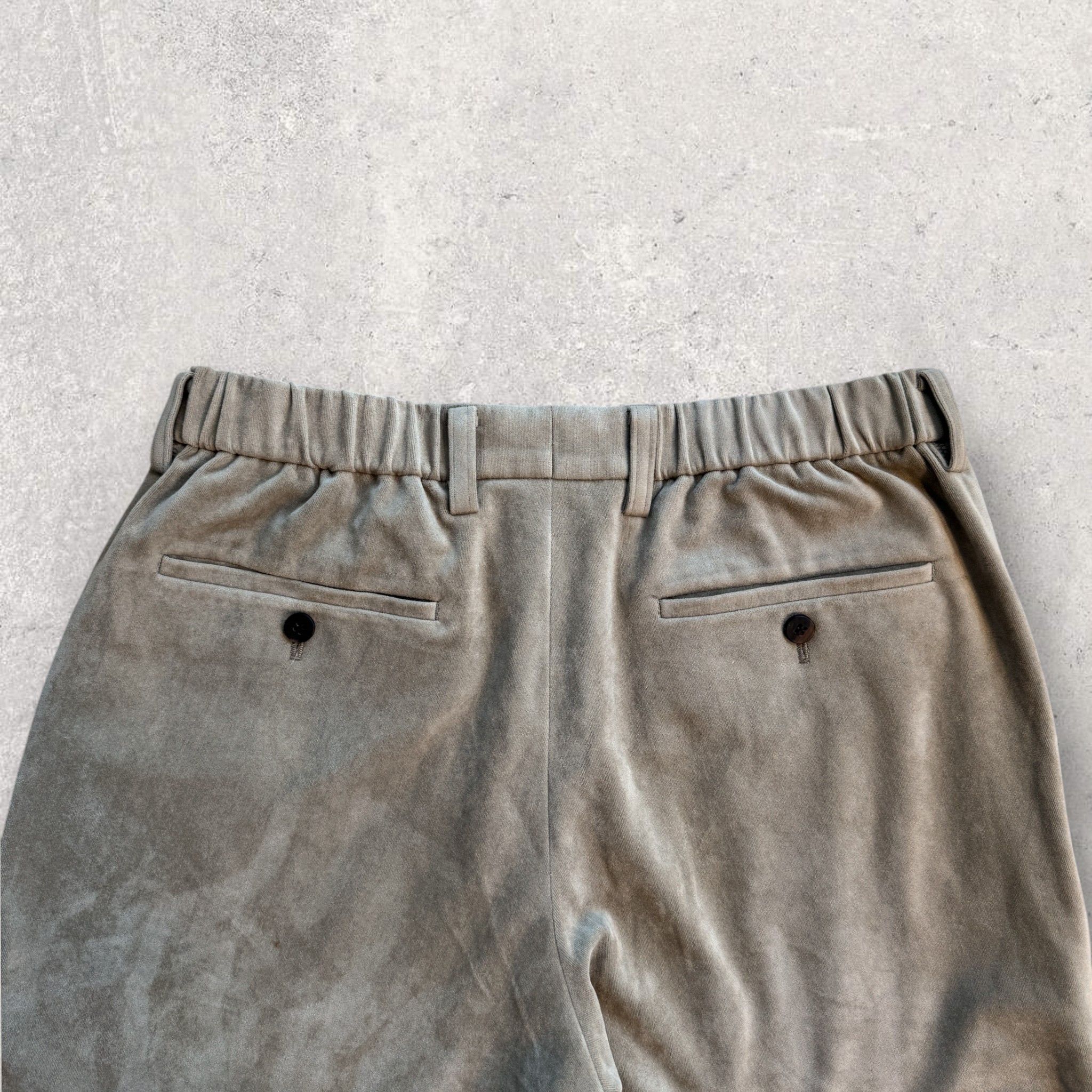 Issey Miyake Beige Velour Pants Size US 32 / EU 48 - 6 Thumbnail