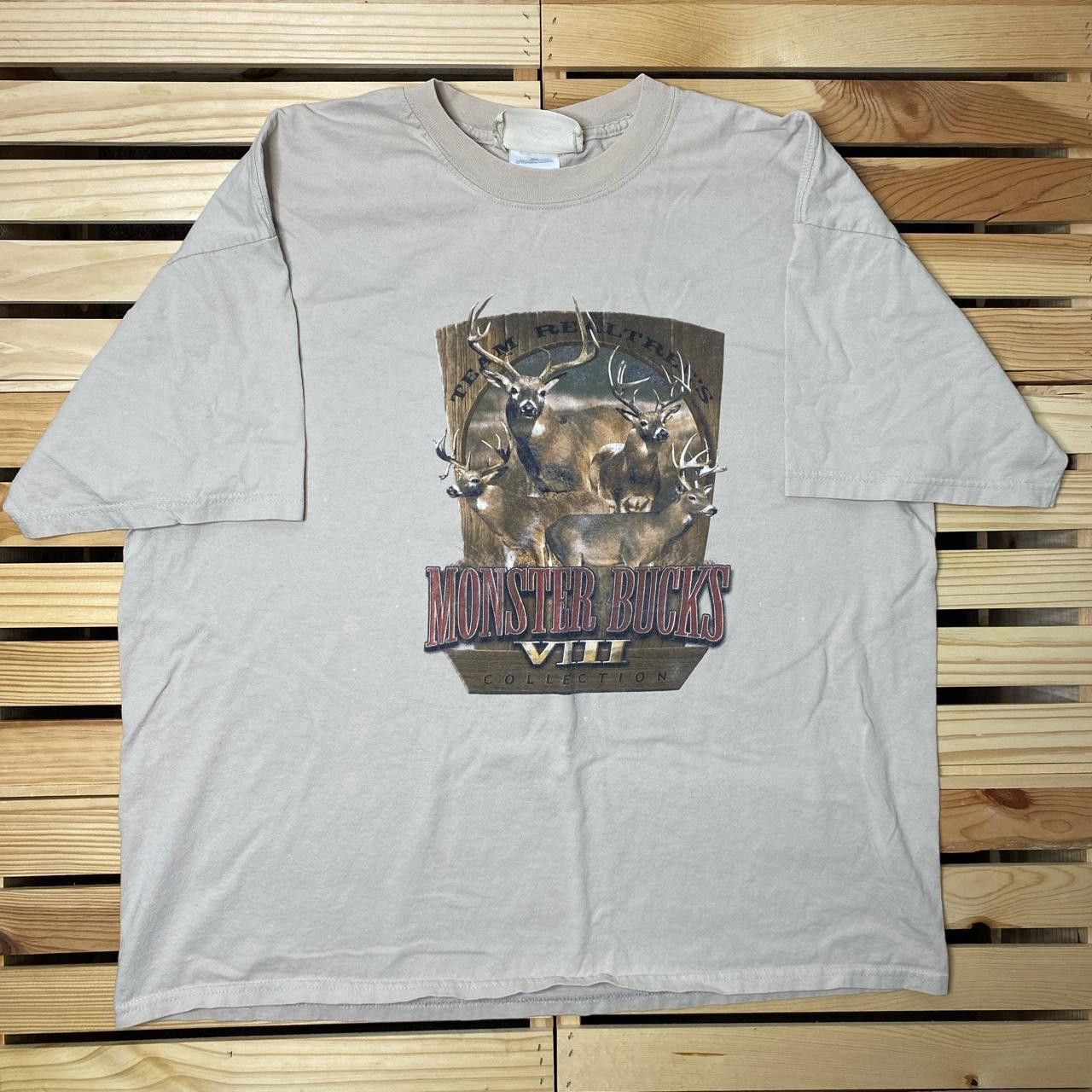 Realtree Vintage Realtree Bucks Tan Hunting Nature Tee Size 2XL Size US XXL / EU 58 / 5 - 1 Thumbnail