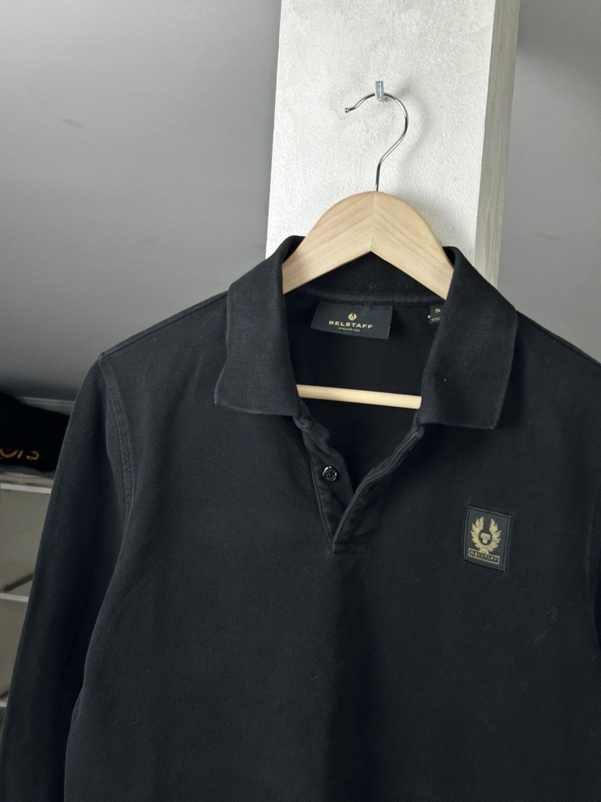 Belstaff Belstaff Classic Logo Longsleeve Polo Sweatshirt Size US S / EU 44-46 / 1 - 2 Thumbnail