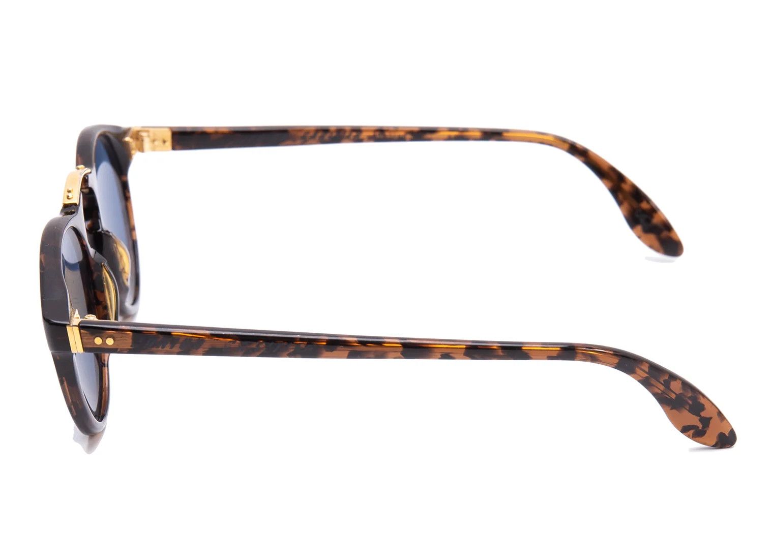 Jean Paul Gaultier Tortoise Pattern Sunglasses in Blue Brown Size ONE SIZE - 3 Thumbnail