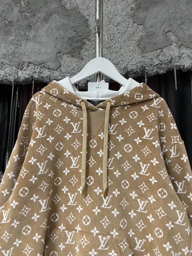 Louis Vuitton Louis Vuitton Velvet Logo Hoodie Sweatshirt -2505 Size US S / EU 44-46 / 1 - 3 Thumbnail
