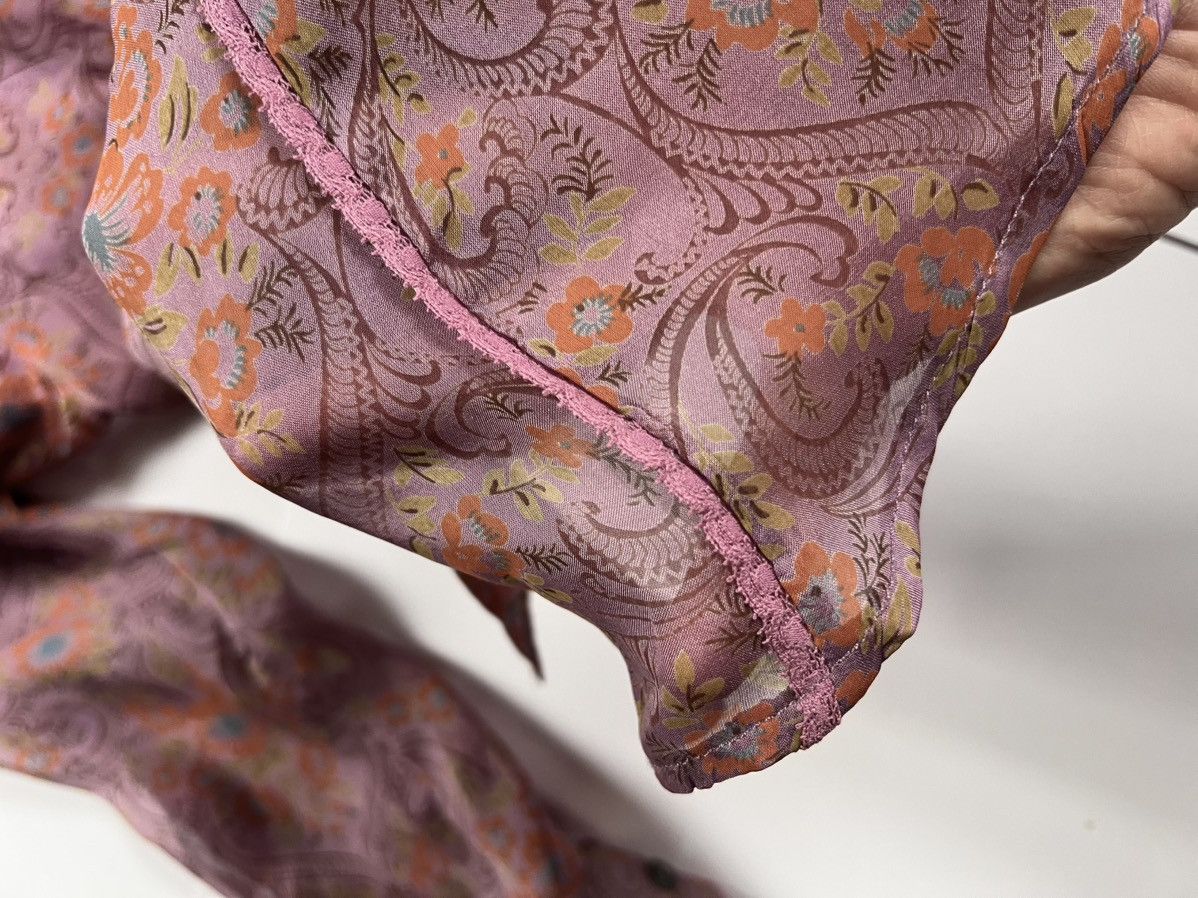 Dolce & Gabbana S/S 2000 Dolce & Gabbana Pink Paisley Shirt Size XS / US 0-2 / IT 36-38 - 2 Thumbnail