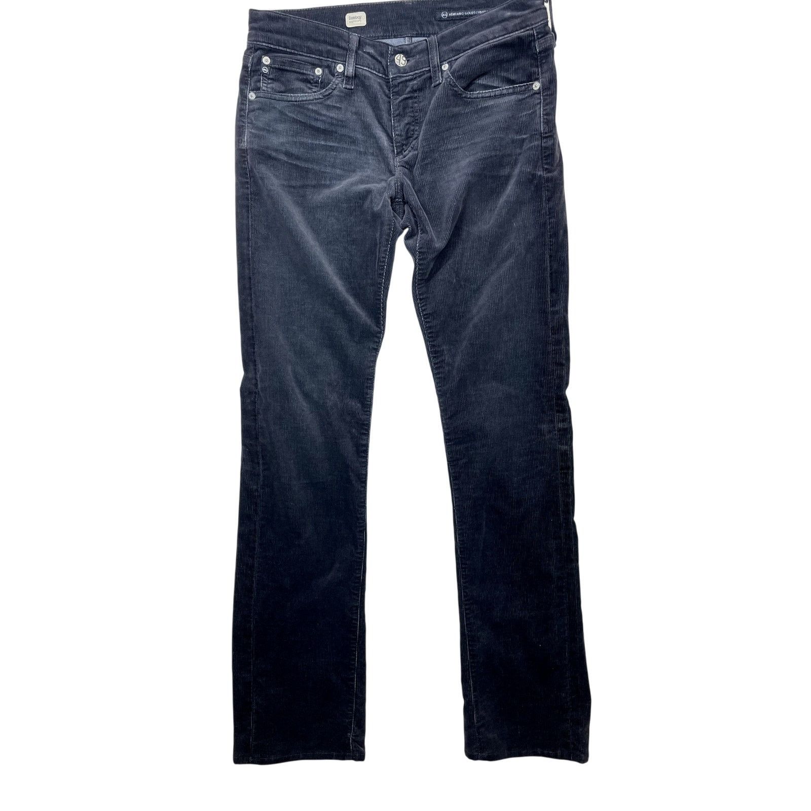 Other Adriano Goldschmied Women’s Size 29R Black Corduroy Jeans Size 29" - 1 Thumbnail