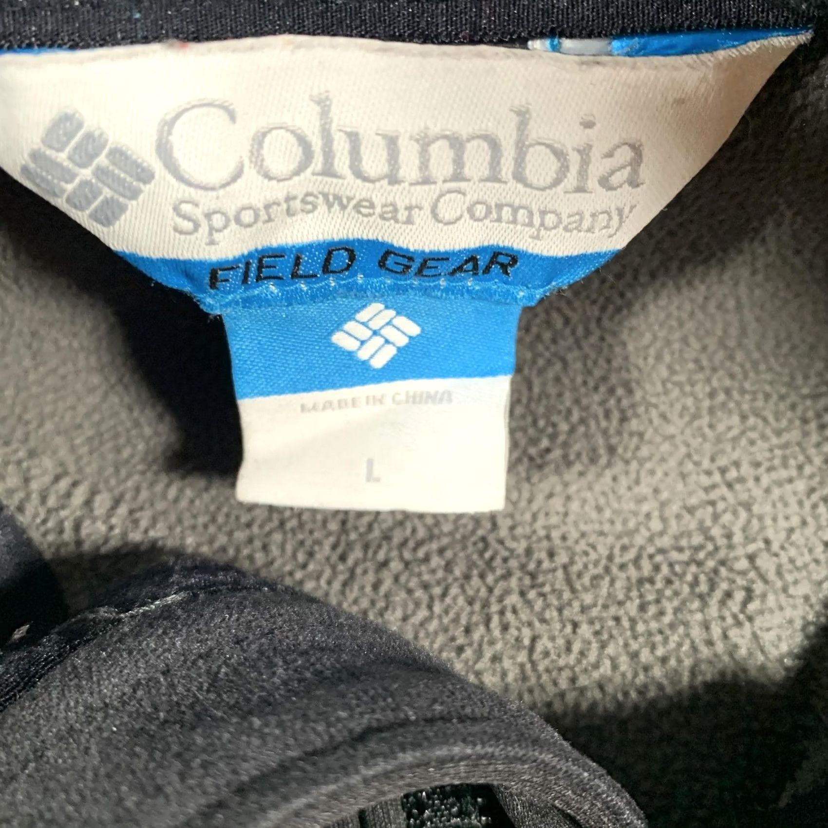 Vintage Columbia Field Gear Jacket Mens Large Black Omni-Shield Softshell Fleece Lined Size US L / EU 52-54 / 3 - 6 Thumbnail