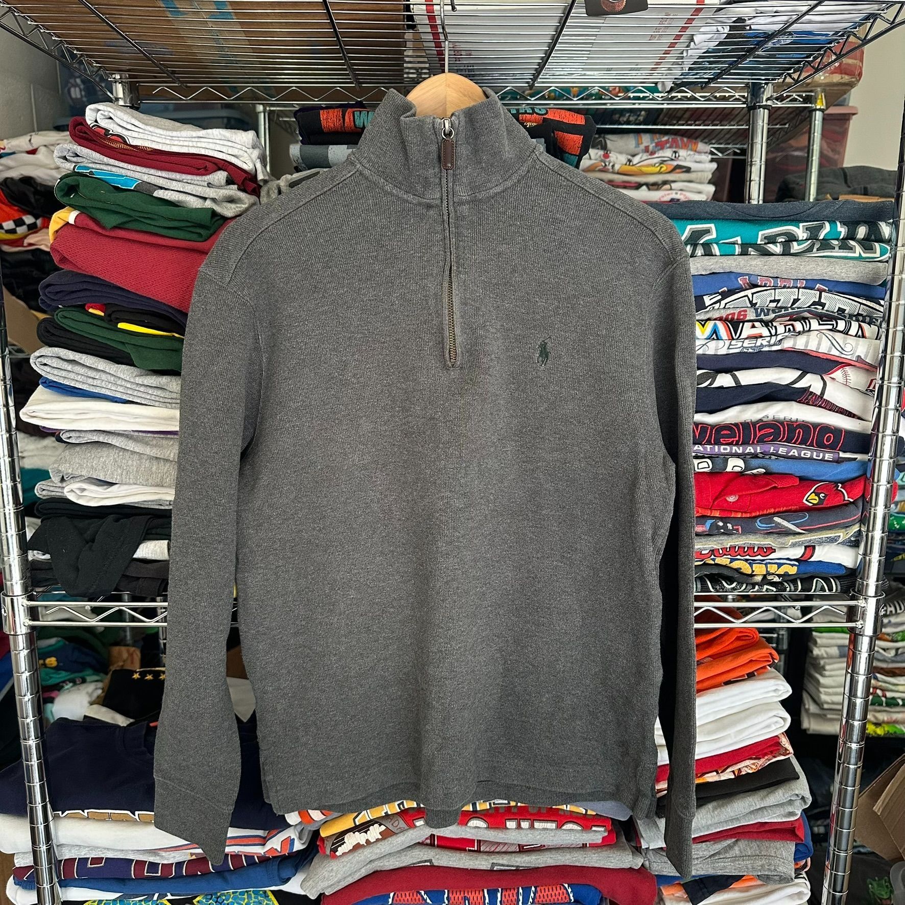 Polo Ralph Lauren Vintage Polo Ralph Lauren Pullover Sweater 1/4 Quarter Zip Size US S / EU 44-46 / 1 - 1 Thumbnail