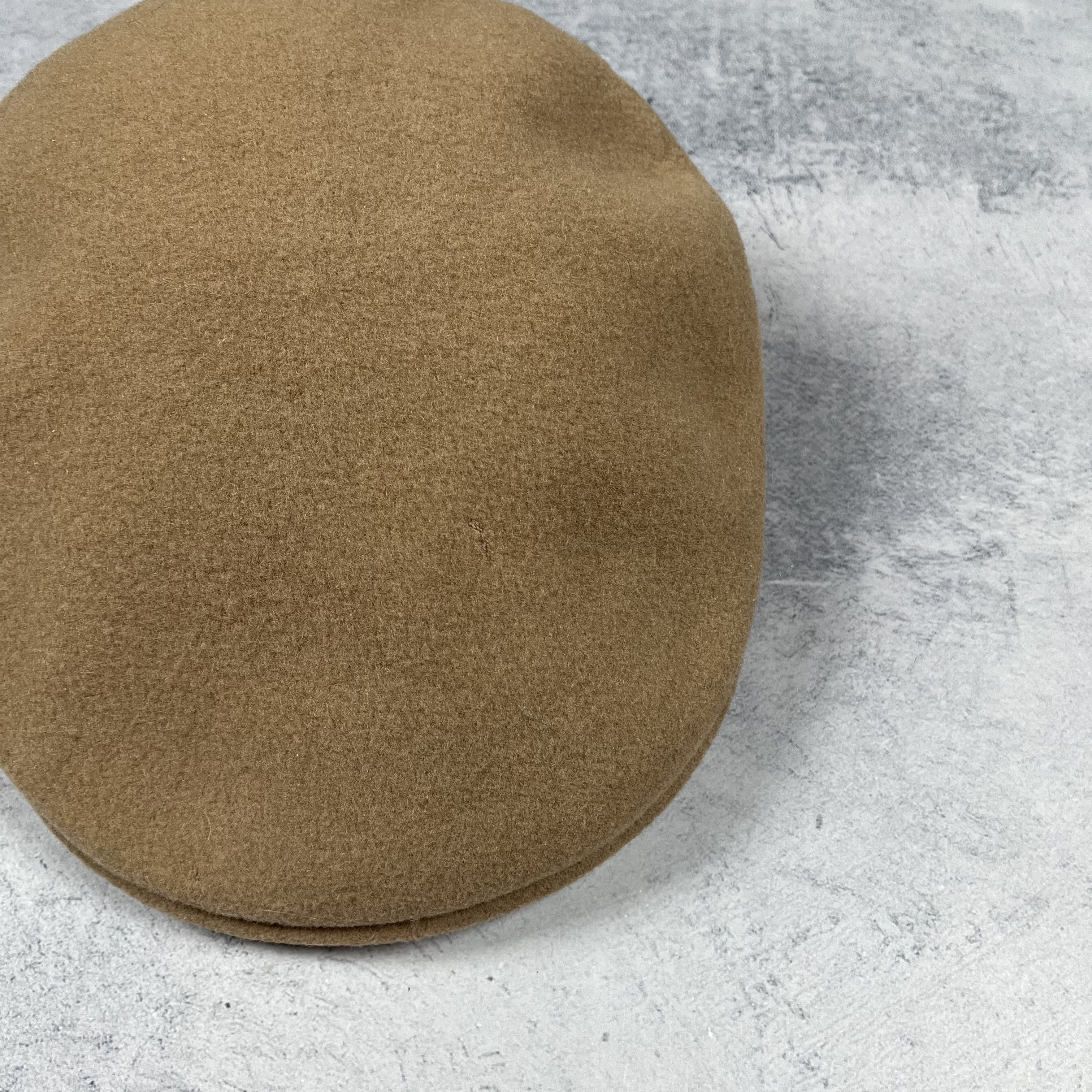 Kangol Ladies Kangol 100% Wool Flat Cap Beige Size ONE SIZE - 13 Thumbnail