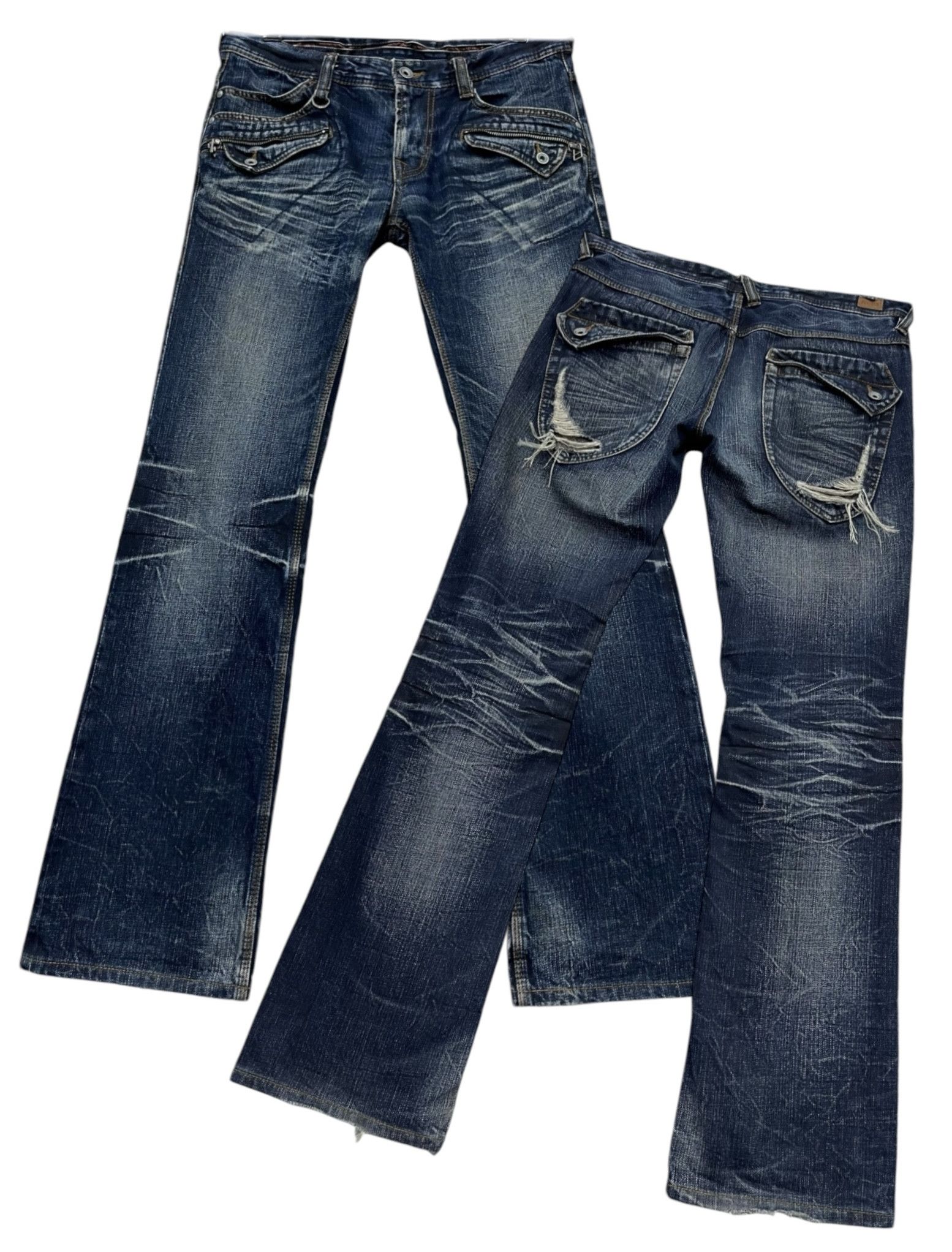 NICOLE CLUB FOR MEN - archive NICOLE CLUB flare denim y2kの