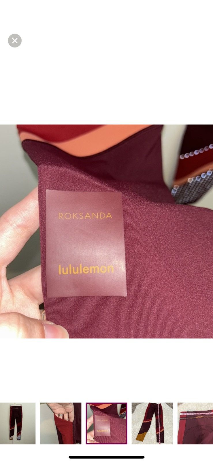 ROKSANDA Lululemon x roksanda break new ground tights size 4 Size 27" / US 4 / IT 40 - 3 Thumbnail