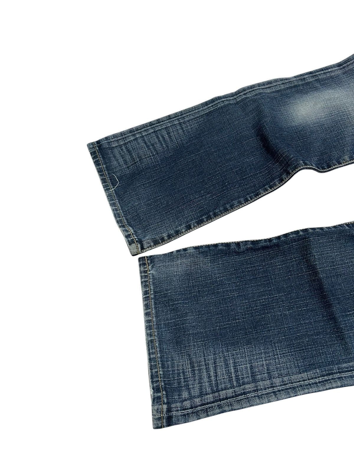 20471120 × Edwin × Japanese Brand Edwin 503 Bootcut Blue Trip Edgeline Washed Denim Size US 30 / EU 46 - 4 Thumbnail