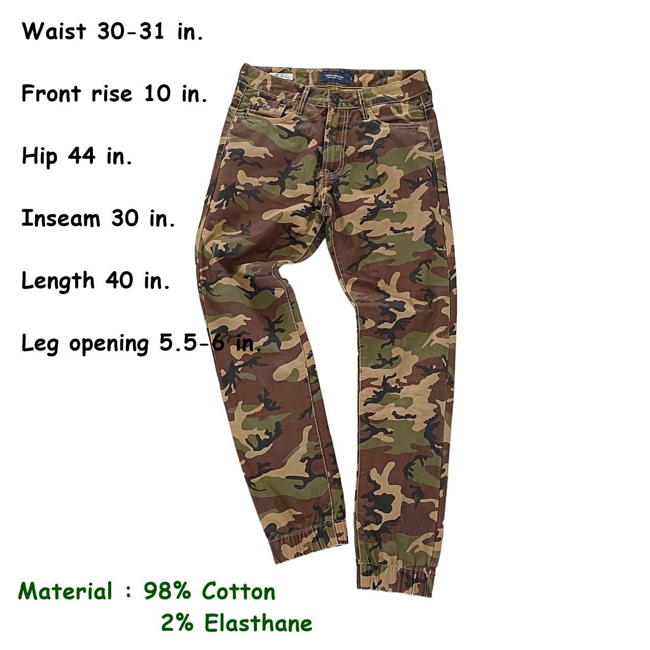 Scotch & Soda Scotch And Soda Camo Pants Size US 30 / EU 46 - 14 Thumbnail