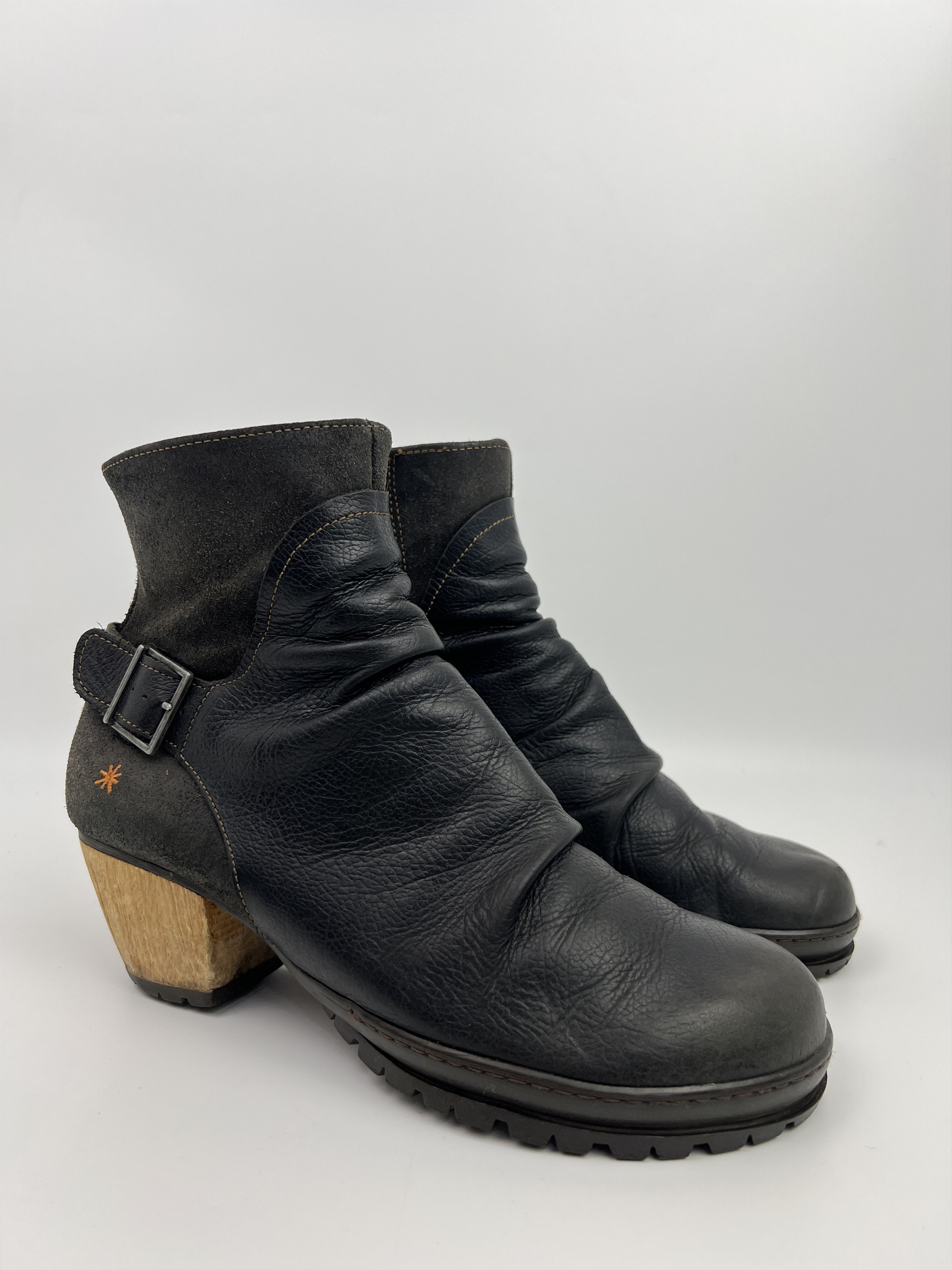 A.S.98 The Art Company Heels Ankle Avant Garde Boots Size US 9 / IT 39 - 4 Thumbnail