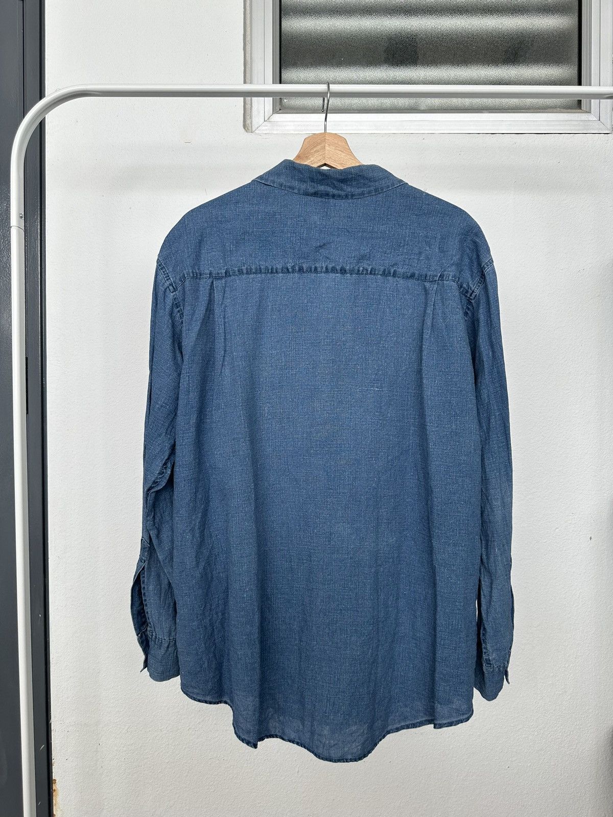 General Research 90's SYNAP Japan linen dyed shirt Size US L / EU 52-54 / 3 - 6 Thumbnail