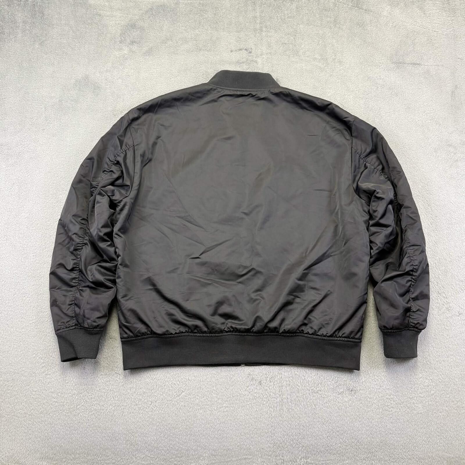 Gap GAP Blue MA-1 Flight Bomber Ribbed Trim Jacket Size US L / EU 52-54 / 3 - 2 Thumbnail