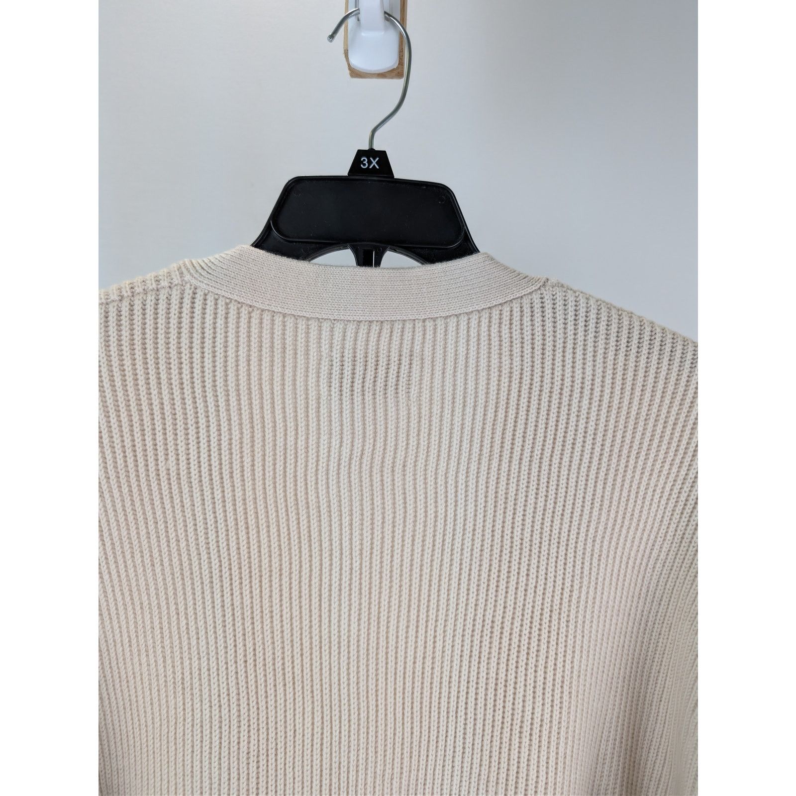 Aime Leon Dore o1rshd1 Shaker Stitch Cardigan Sweater in Oatmeal Size US L / EU 52-54 / 3 - 16 Thumbnail