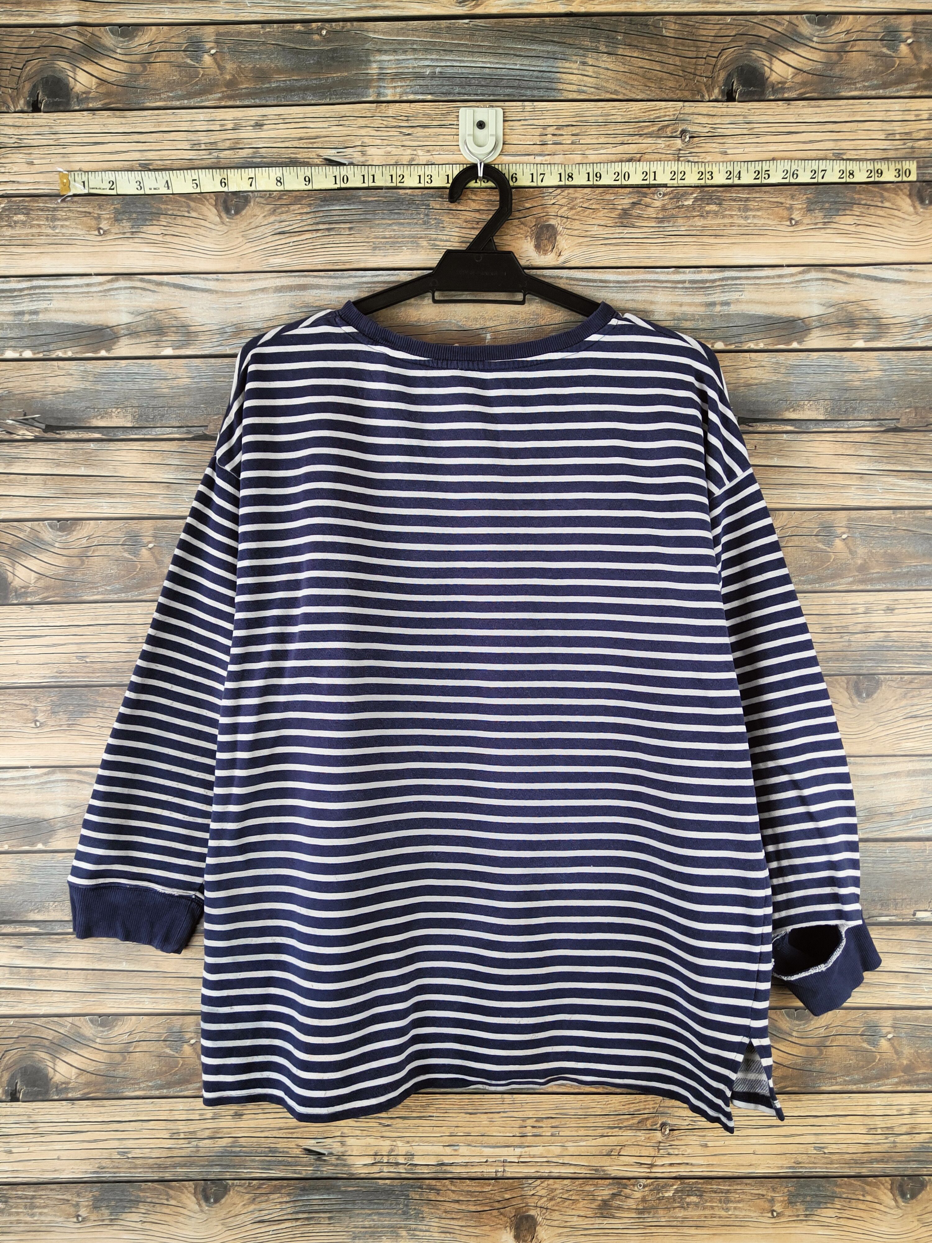Japanese Brand Kurt Cobain fashion by Japanese Brand Blue White Sweatshirt Size L / US 10 / IT 46 - 7 Thumbnail