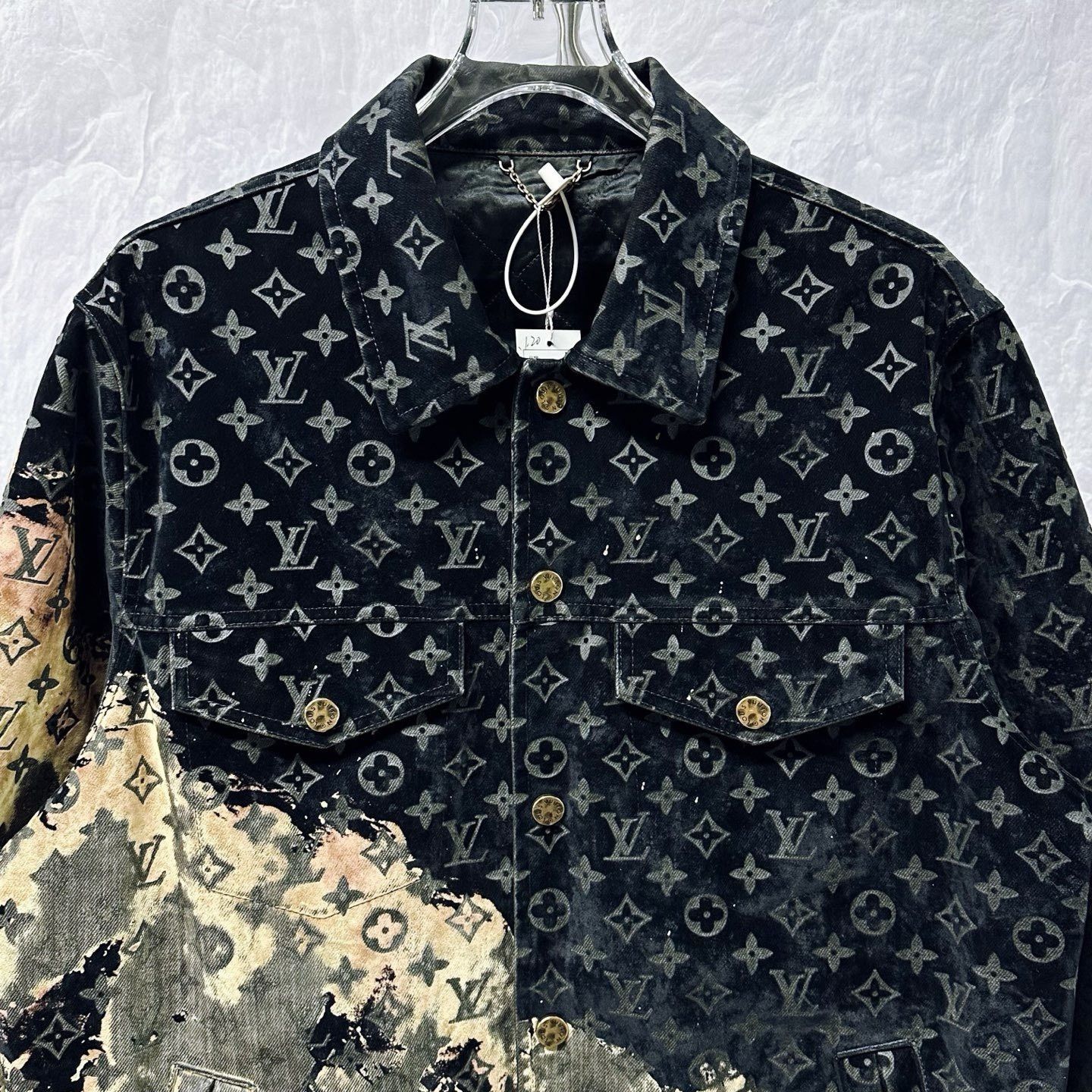 Louis Vuitton Louis Vuitton SS24 Fiery Cloud Denim Jacket Size US L / EU 52-54 / 3 - 2 Thumbnail