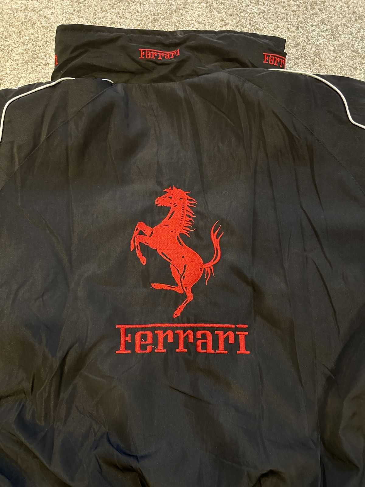 Vintage FERRARI RACING JACKET F1 Size US L / EU 52-54 / 3 - 3 Thumbnail