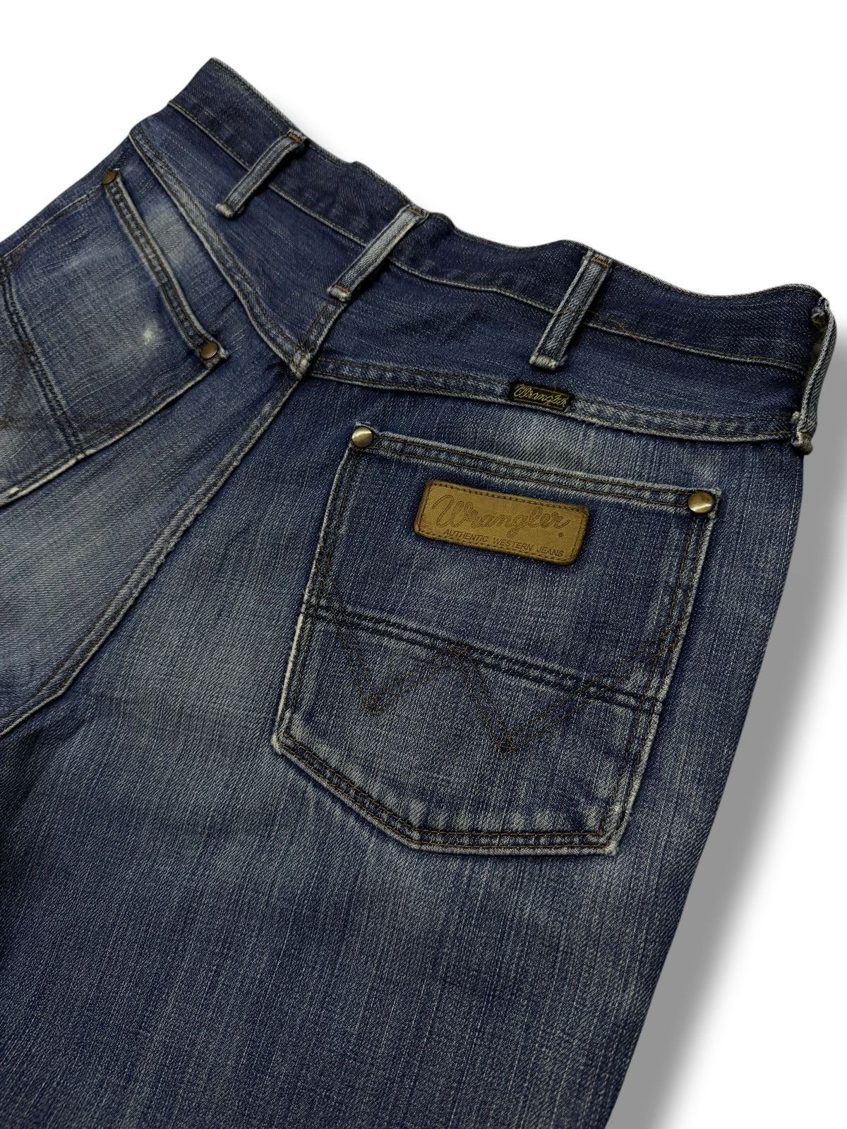 Wrangler Vintage Wrangler 11MWZ Japan Denim Jeans | Wide Straight W32 Size US 32 / EU 48 - 8 Thumbnail