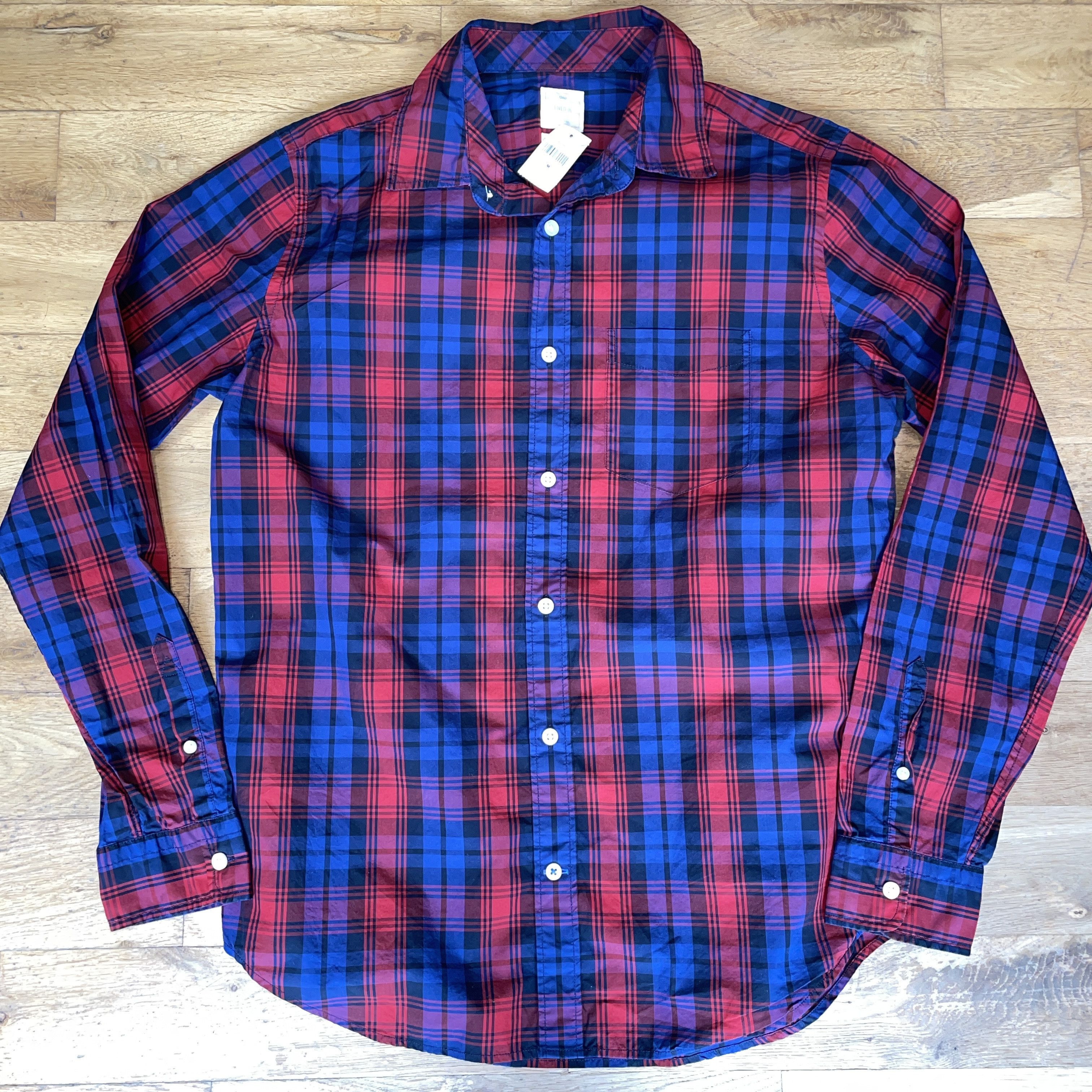 Gap Gap Men's Fashionable Shirt Check Cotton Size m-new-labels Size US M / EU 48-50 / 2 - 1 Thumbnail