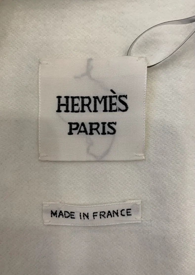 Hermes Hermes White cashmere women's jacket Size XXS / US 00 / IT 34 - 6 Thumbnail
