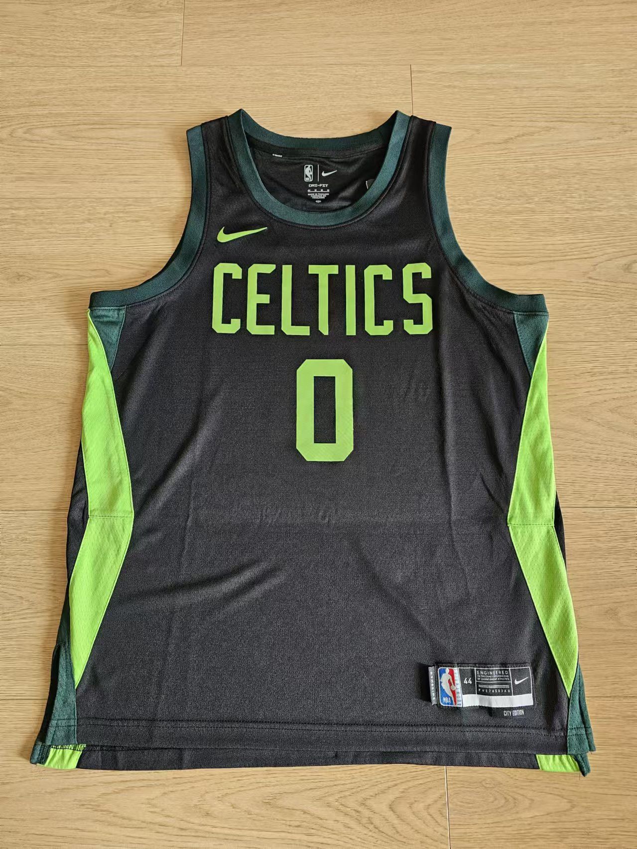NBA Boston Celtics 0 Jayson Tatum Jersey City Edition Size US M / EU 48-50 / 2 - 1 Thumbnail