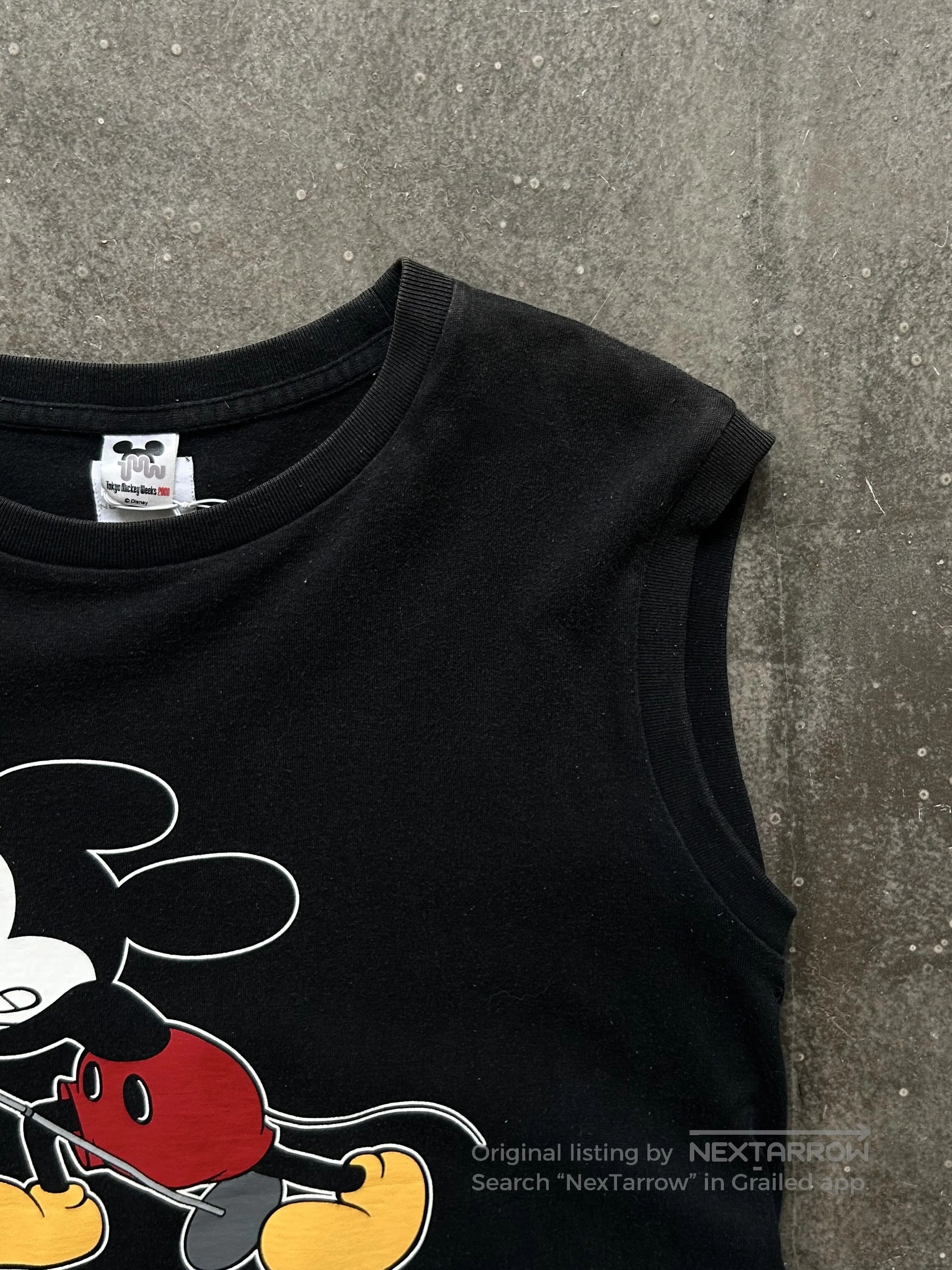 Number (N)ine G-Dragon Mickey Mouse Sleeveless Tee. Size US M / EU 48-50 / 2 - 5 Thumbnail