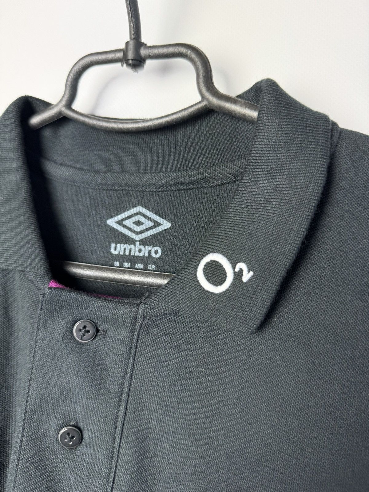 Vintage England O2 Rugby Polo Shirt Umbro Size US L / EU 52-54 / 3 - 3 Thumbnail
