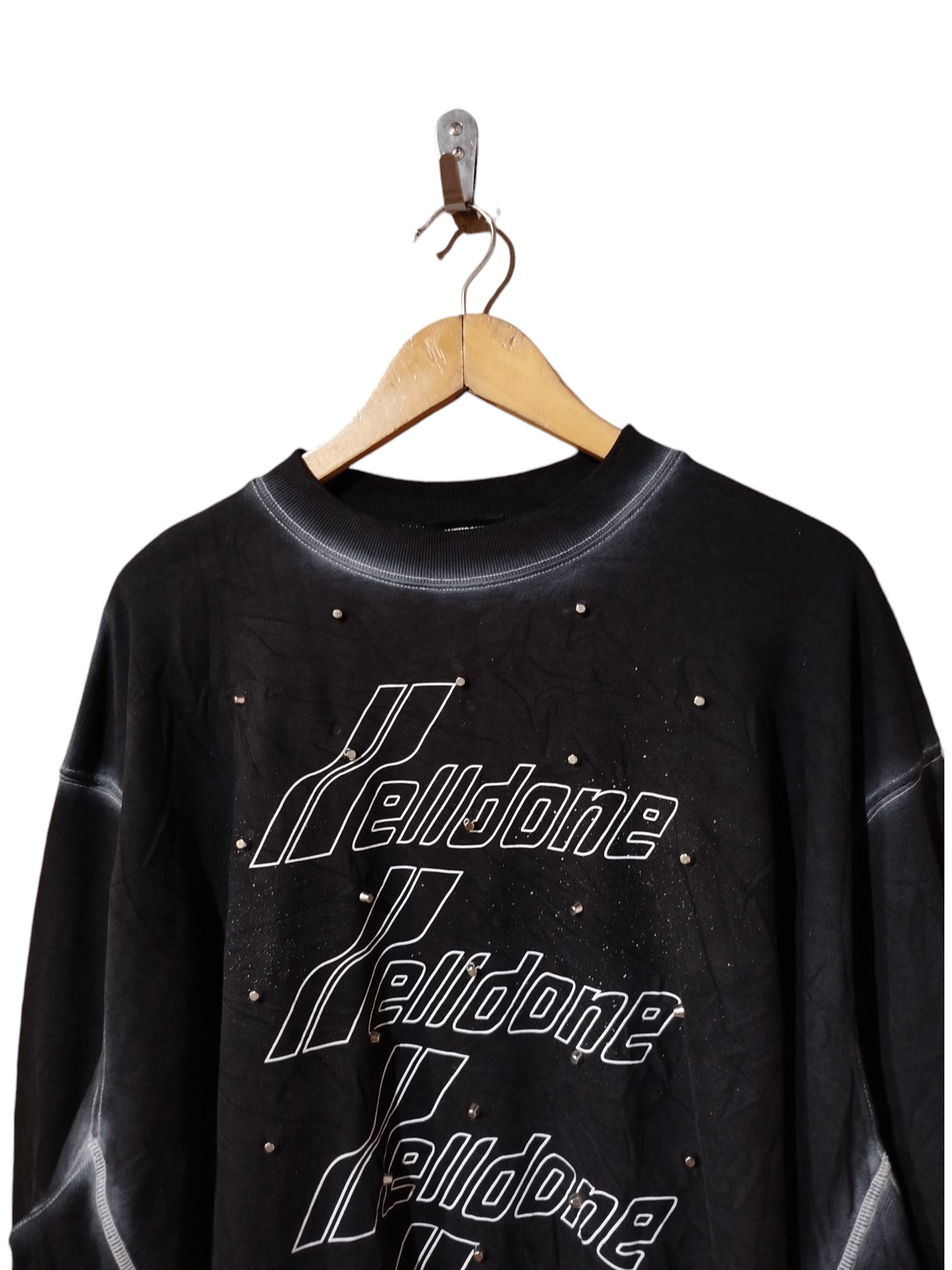 WE11DONE WELLDONE Stud Artwork Sweatshirt Size US L / EU 52-54 / 3 - 2 Thumbnail