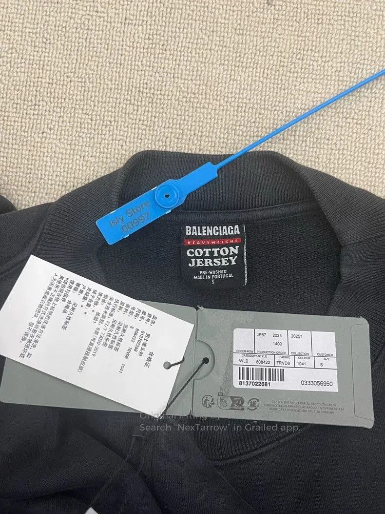 Balenciaga Balenciaga 25ss Metalhead Patch Sweatshirt. Size US S / EU 44-46 / 1 - 4 Thumbnail