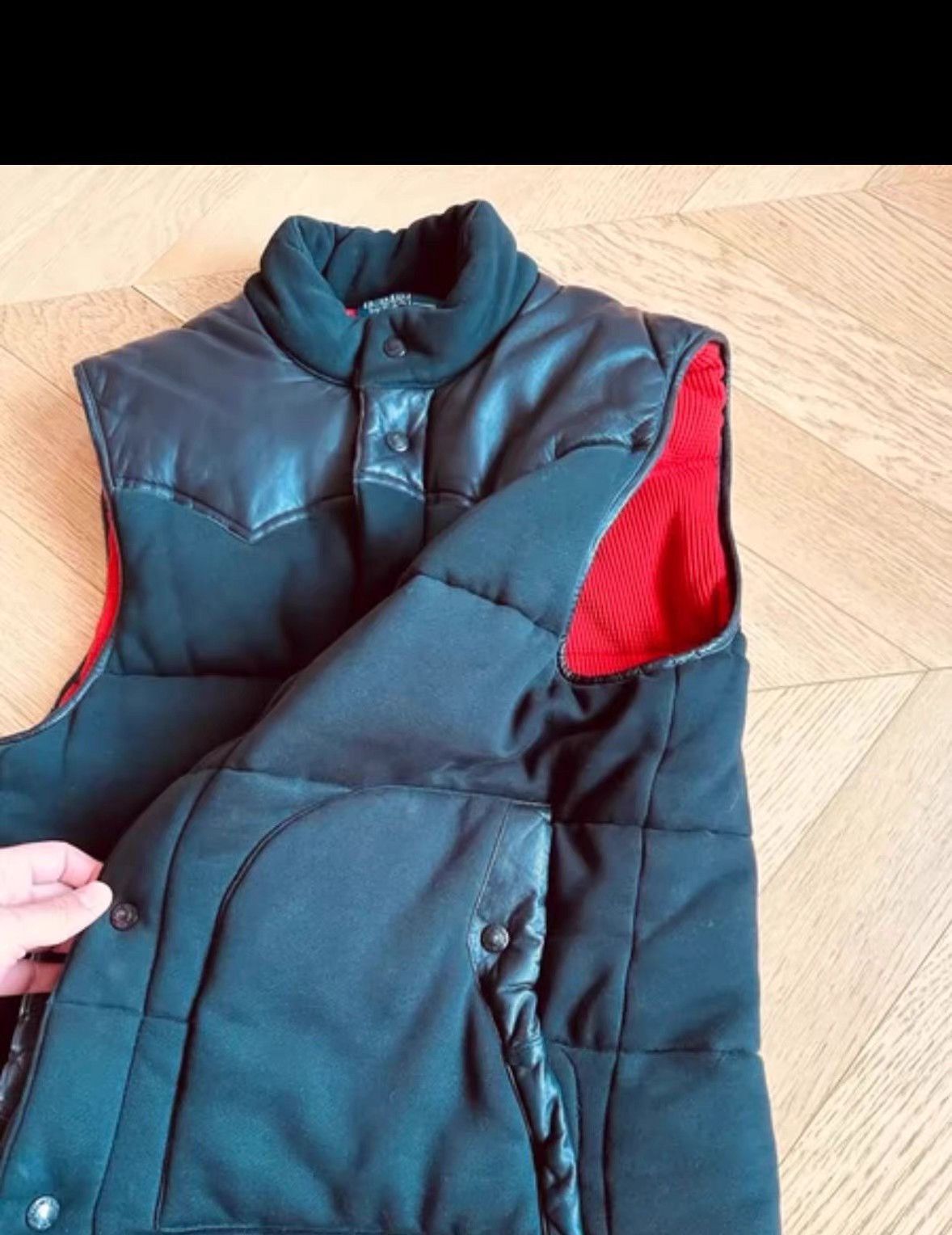 Polo Ralph Lauren Polo Ralph Lauren Lambskin Patchwork Hunting Cotton Vest K18 Size US M / EU 48-50 / 2 - 3 Thumbnail