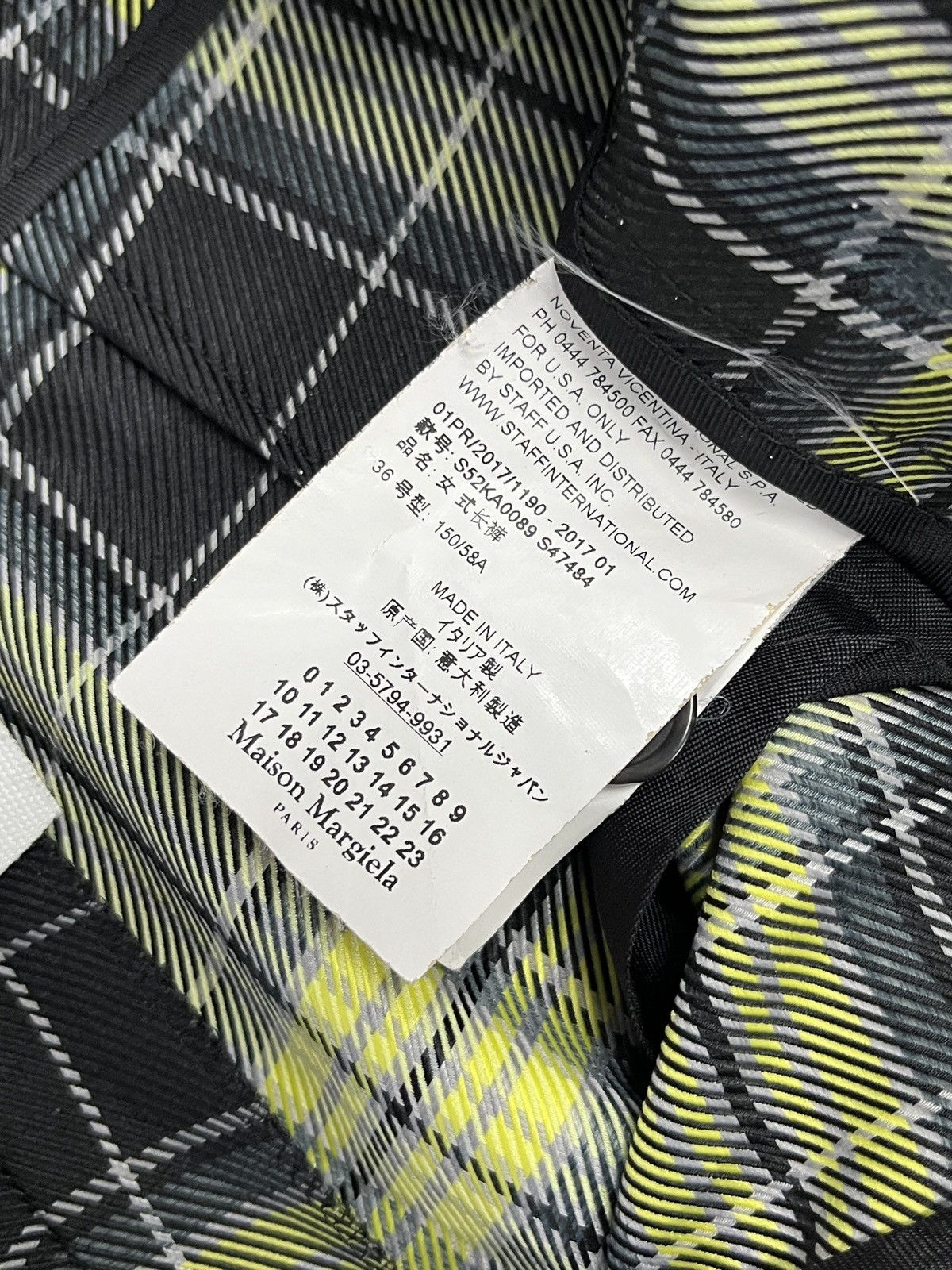 MM6 MM6 SS07 Tartan Side Tape Reconstructed Plaid Pants Size 26" / US 2 / IT 38 - 12 Thumbnail