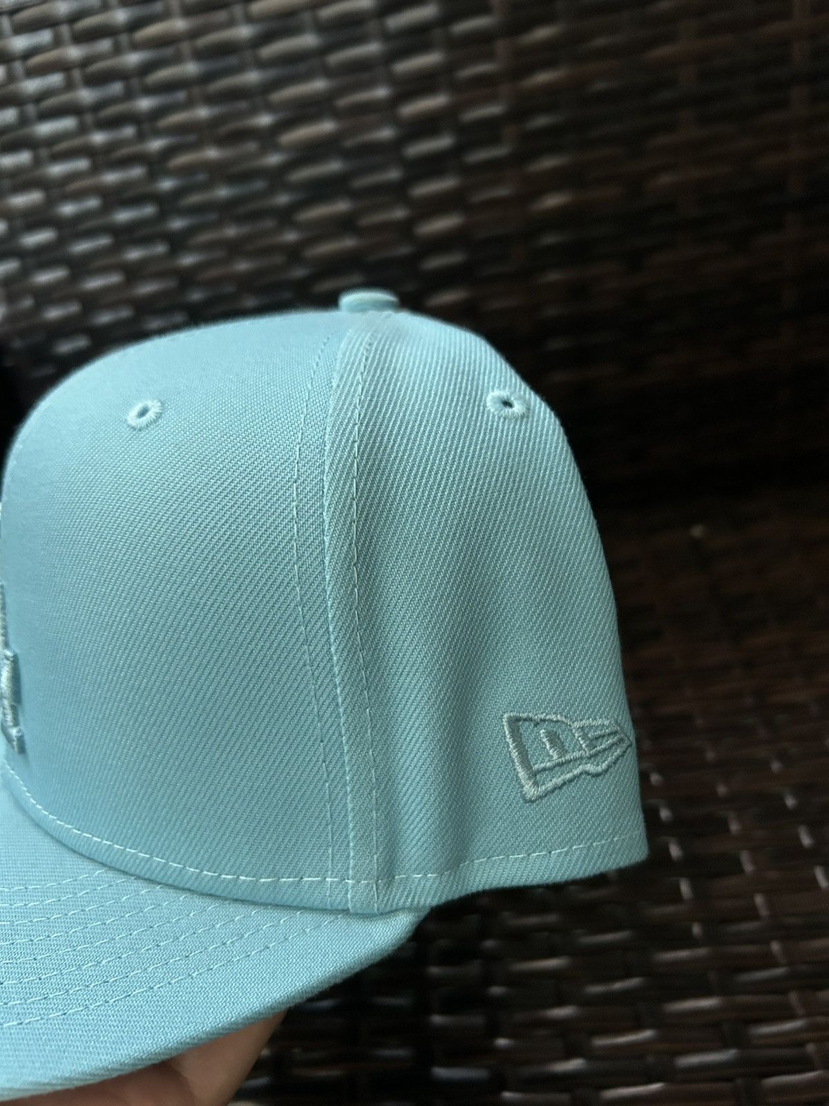 Hat Club × New Era (Sz 7 7/8) New Era 59fifty LA Dodgers Ocean Blue Seaside Size ONE SIZE - 2 Thumbnail