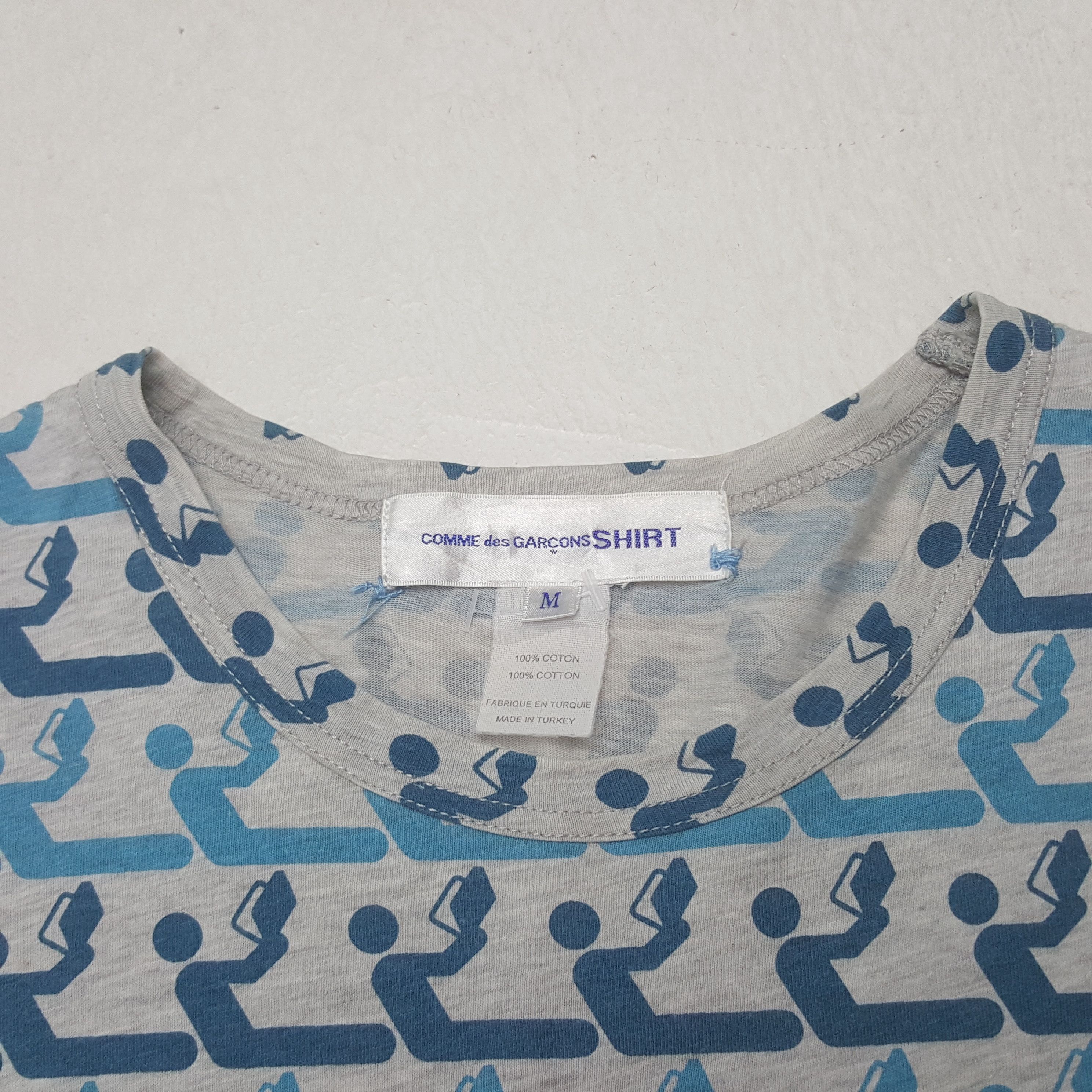 Comme des Garcons Vintage Comme des Garcons SHIRT Japanese Tshirt C299N17 Size US M / EU 48-50 / 2 - 4 Thumbnail
