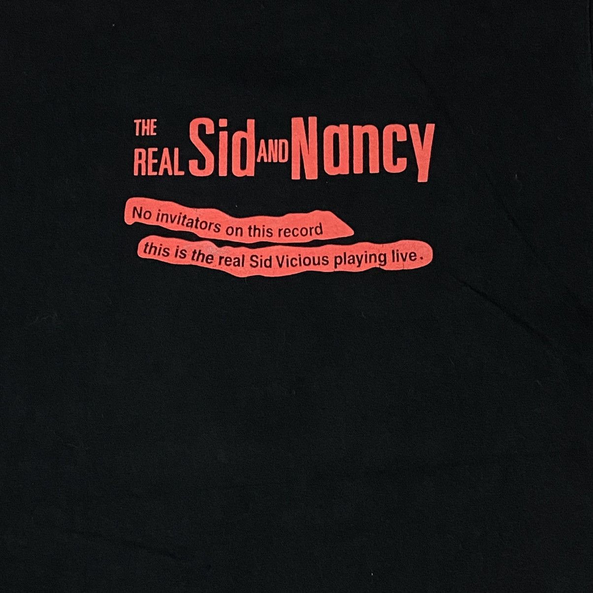 Band Tees Sid and nancy sex pistols band movie film Size US S / EU 44-46 / 1 - 4 Thumbnail