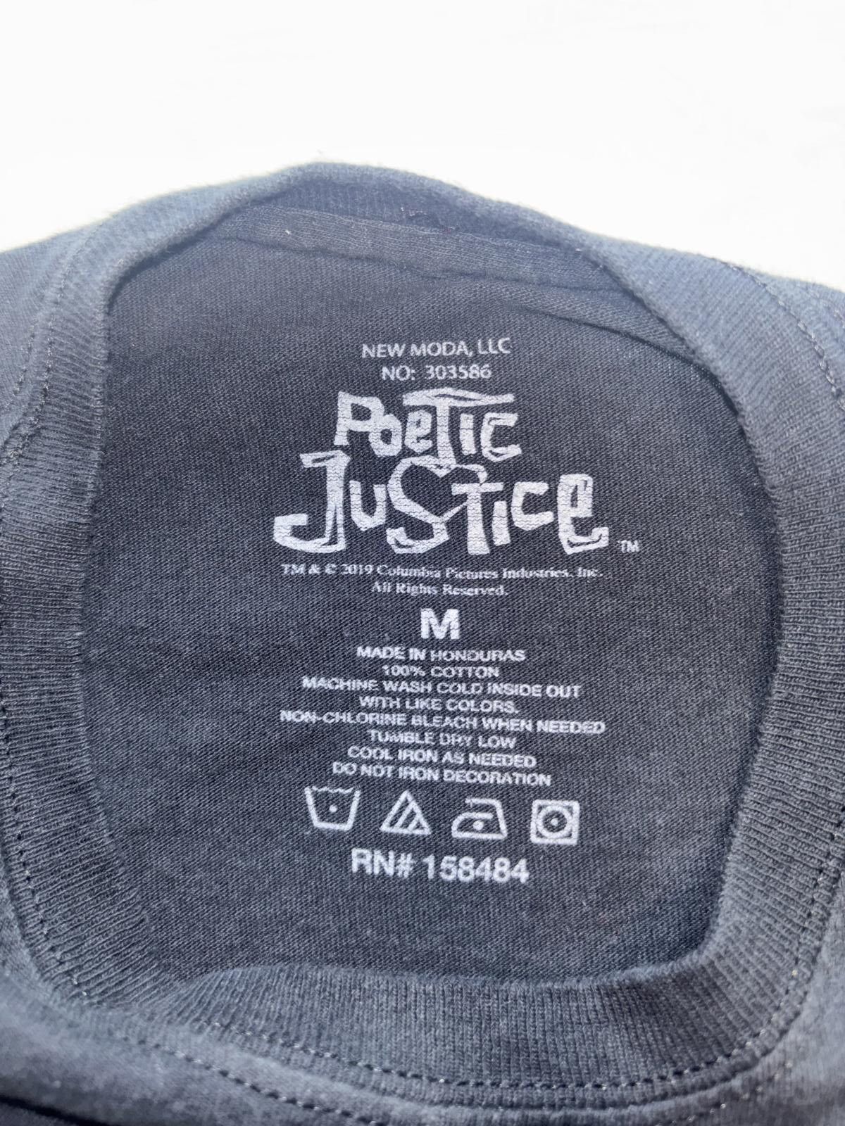 Designer Vintage Poetic Justice T-Shirt Size M / US 6-8 / IT 42-44 - 3 Thumbnail