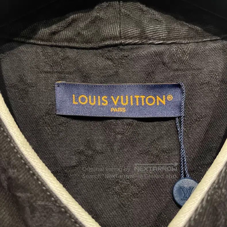 Louis Vuitton Louis Vuitton Three flowers dark grain full print denim sh Size US XL / EU 56 / 4 - 3 Thumbnail