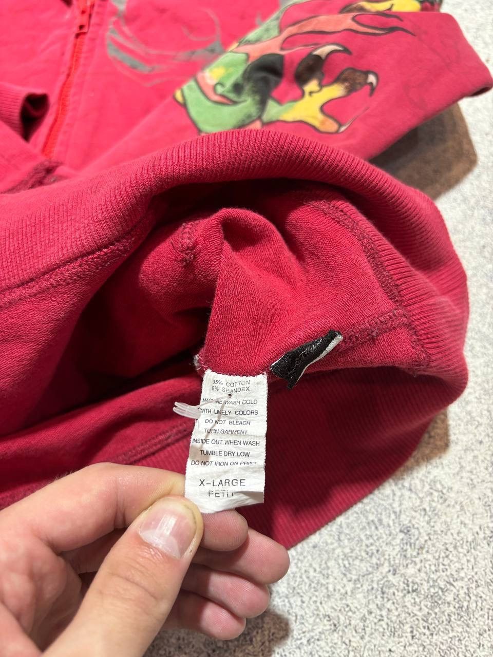Ed Hardy Ed Hardy Streatwear Vintage Zip Hoodie Y2K Size XL / US 12-14 / IT 48-50 - 9 Thumbnail